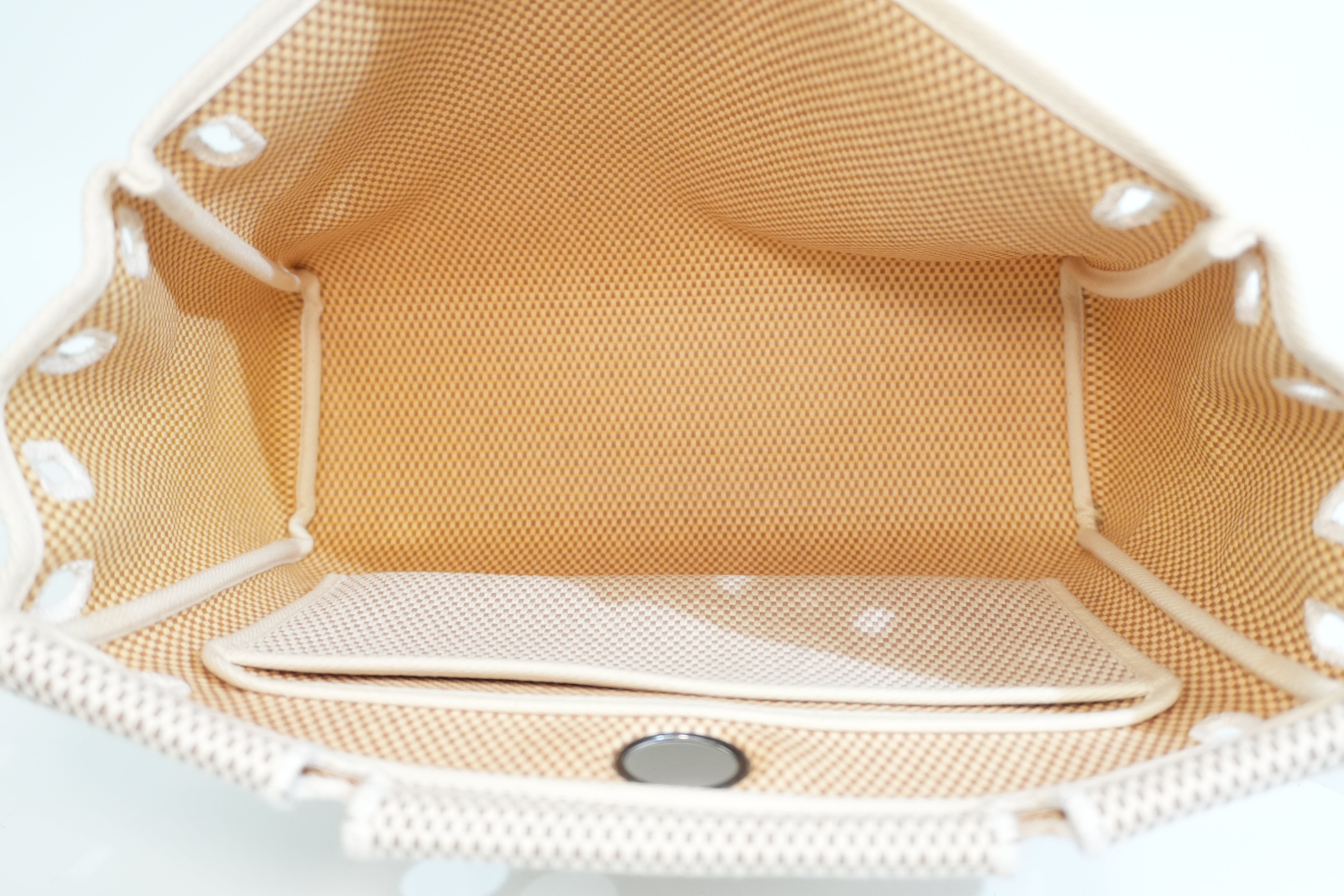 Pre-owned Hermes Herbag Year 2003 Black