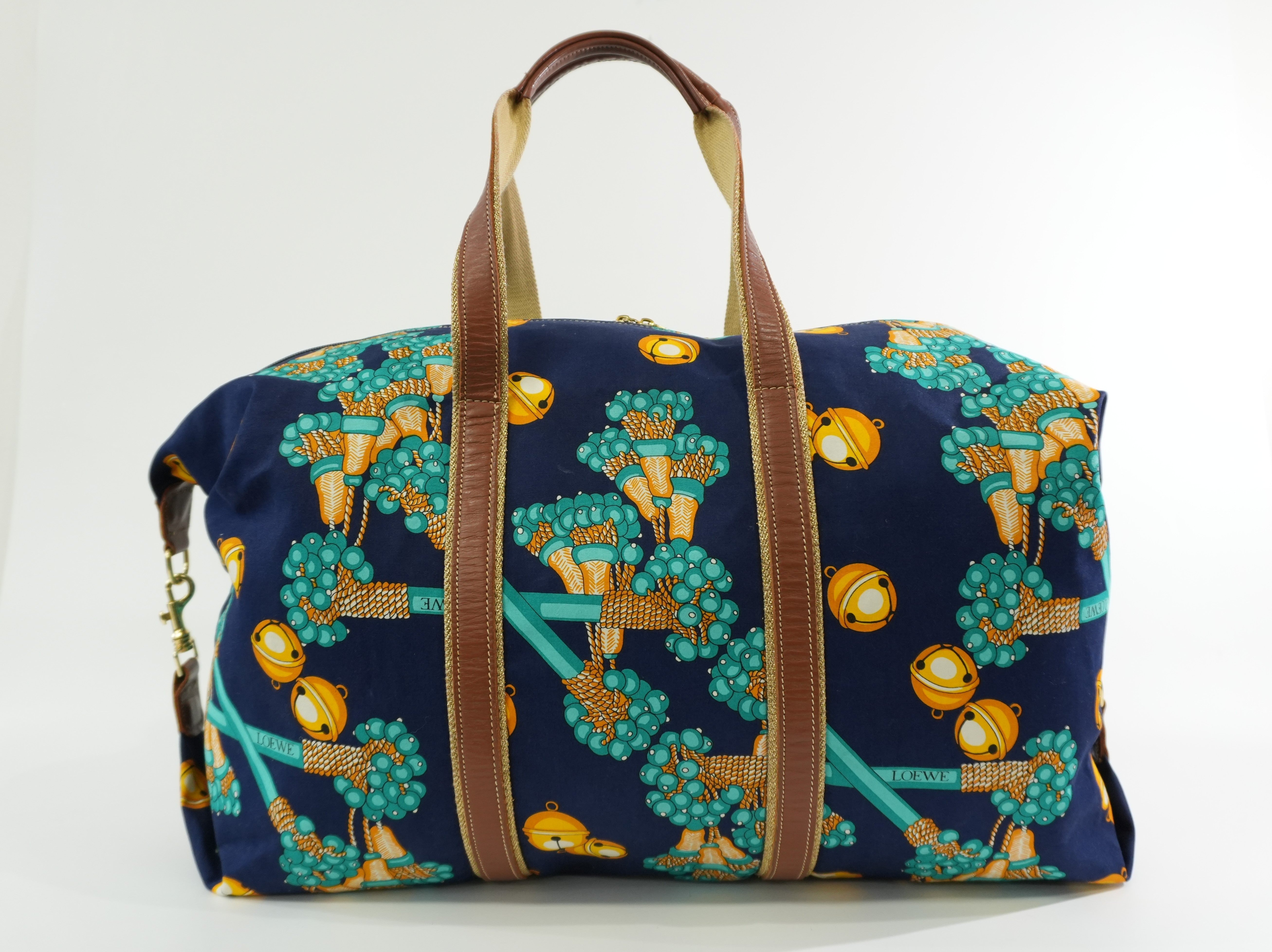 Pre-owned Loewe Fabric Travel Bag Multicolor