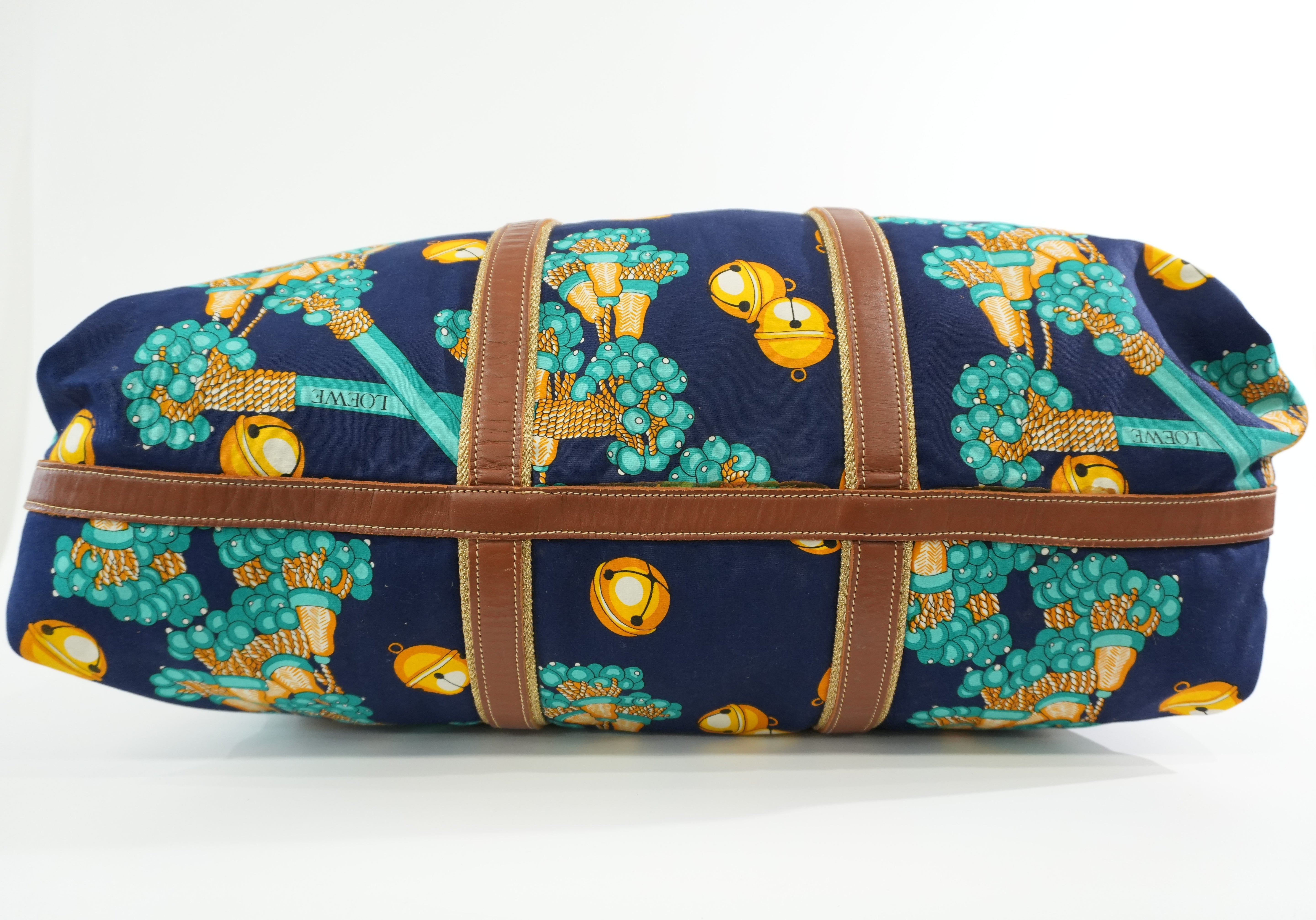 Pre-owned Loewe Fabric Travel Bag Multicolor