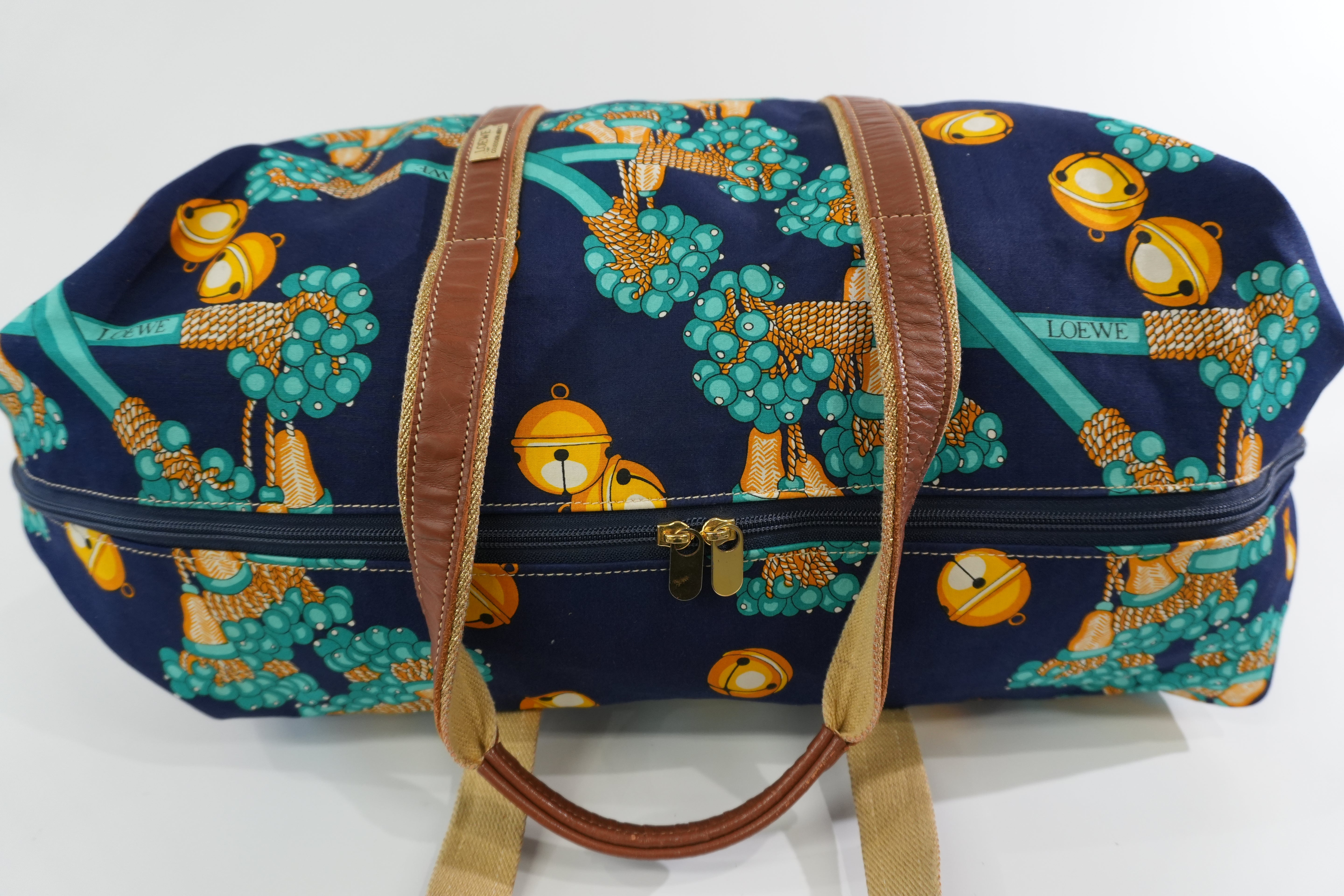 Pre-owned Loewe Fabric Travel Bag Multicolor