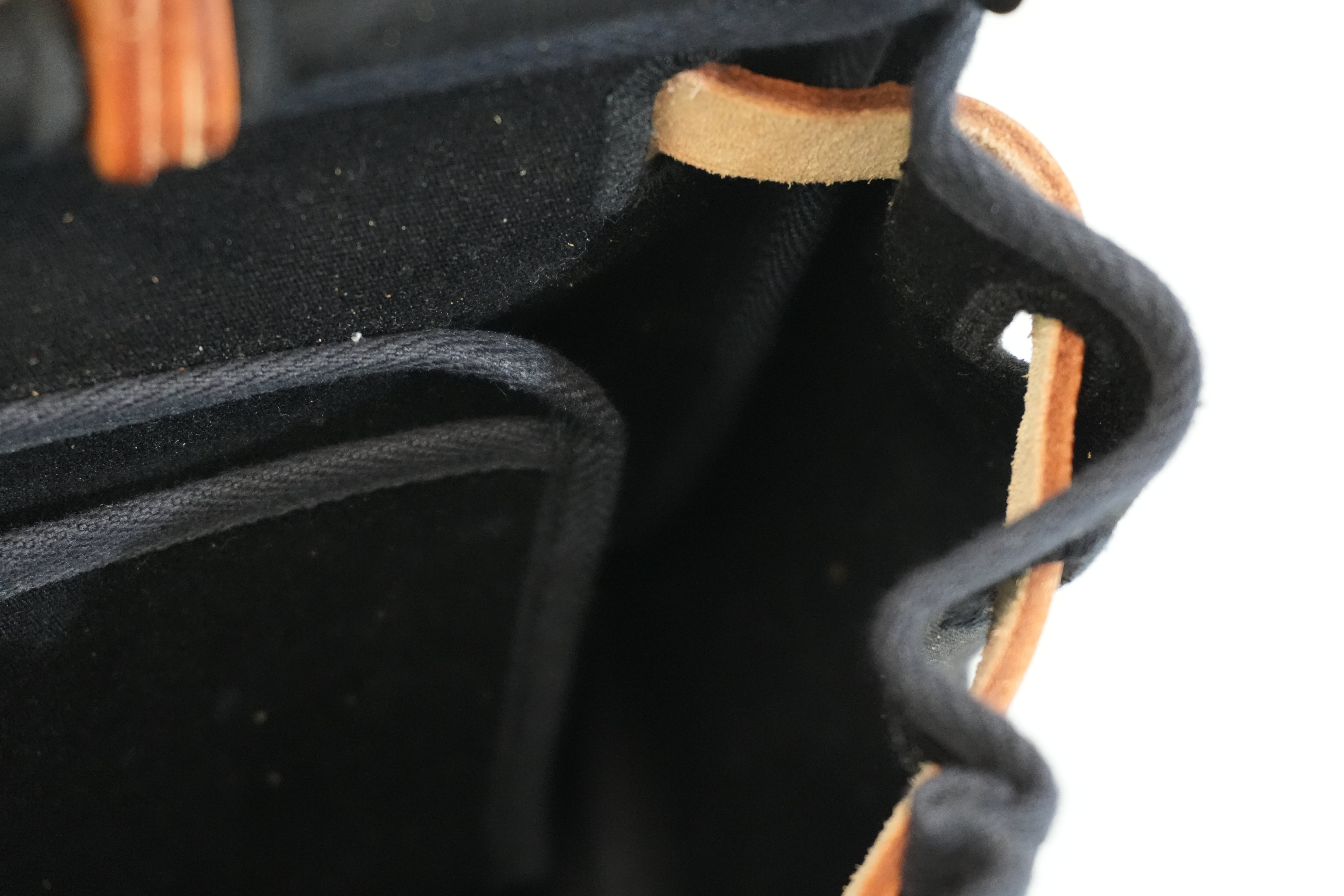 Pre-owned Hermes Herbag Year 2003 Black
