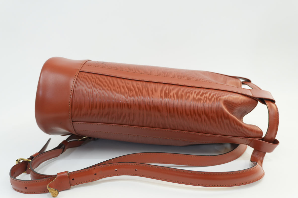Pre-Owned Louis Vuitton Epi Randonnee Backpack Kenya Brown