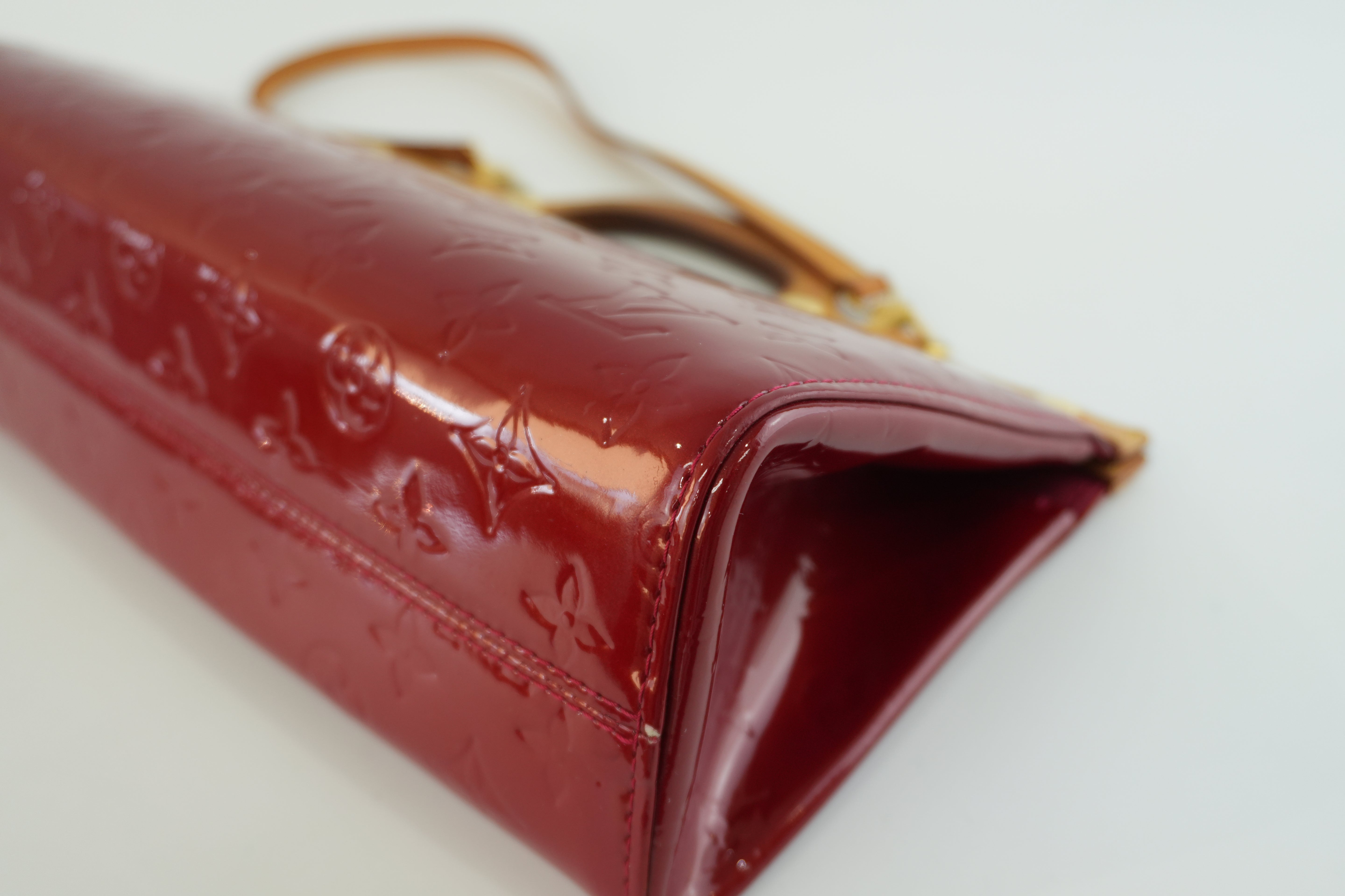 Louis Vuitton Roxbury Vernis Two Way Shoulder Bag Red Used