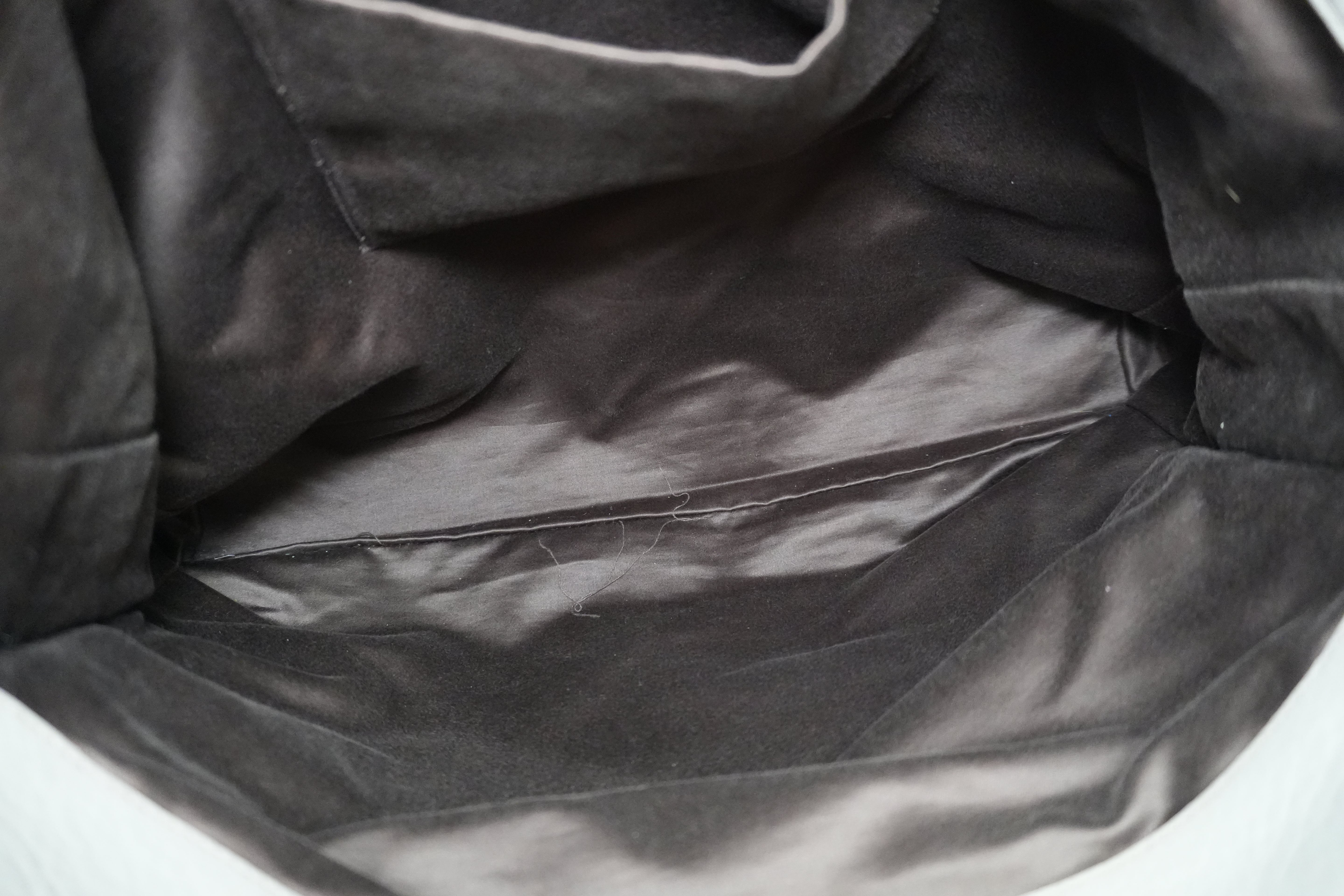 Pre-owned Miumiu Leather Two Way Tote Bag Gray