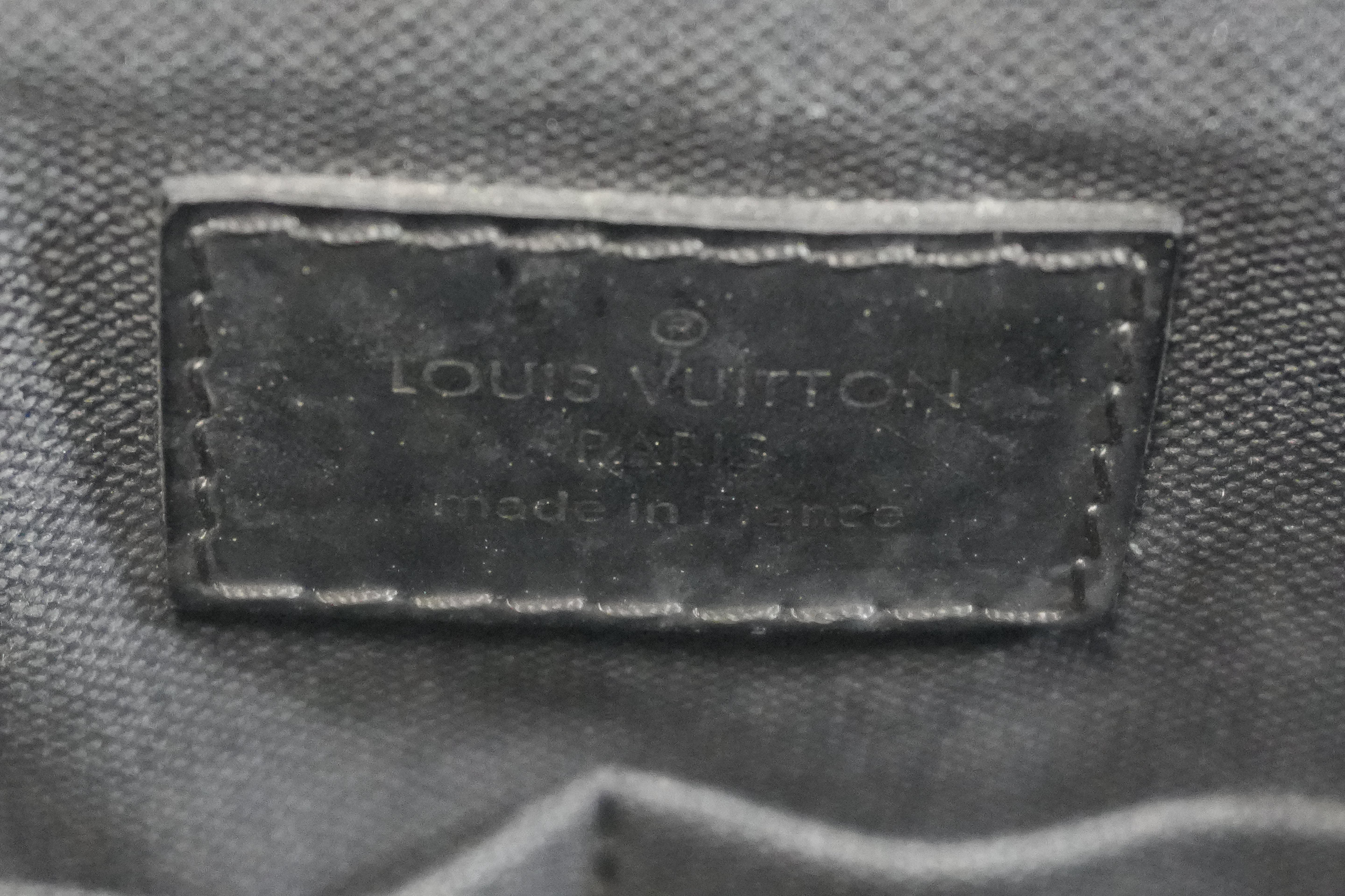 Pre-owned Louis Vuitton Damier Graphite Porte Documents Jour Messenger Bag