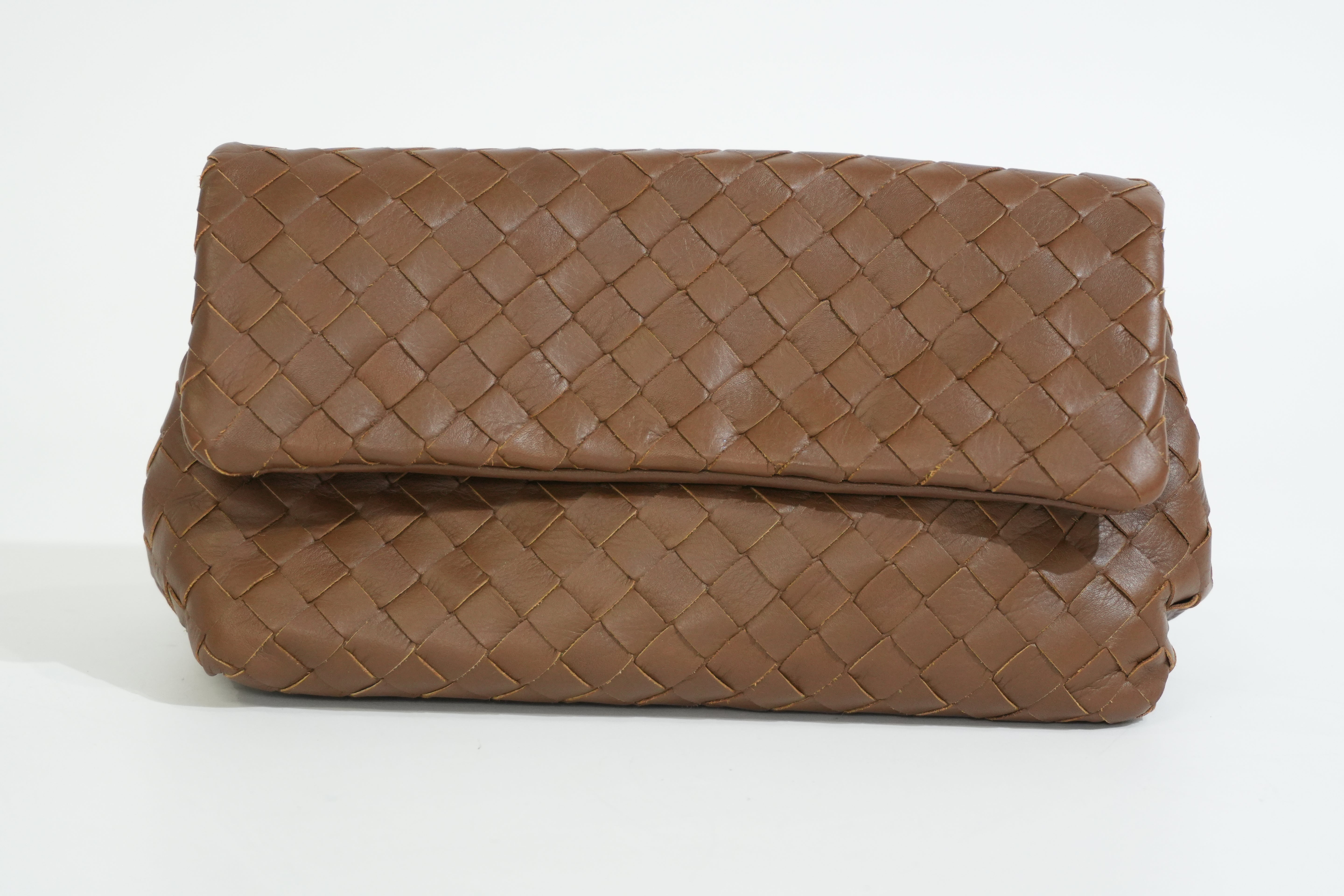 Pre-owned Bottega Pouch Brown