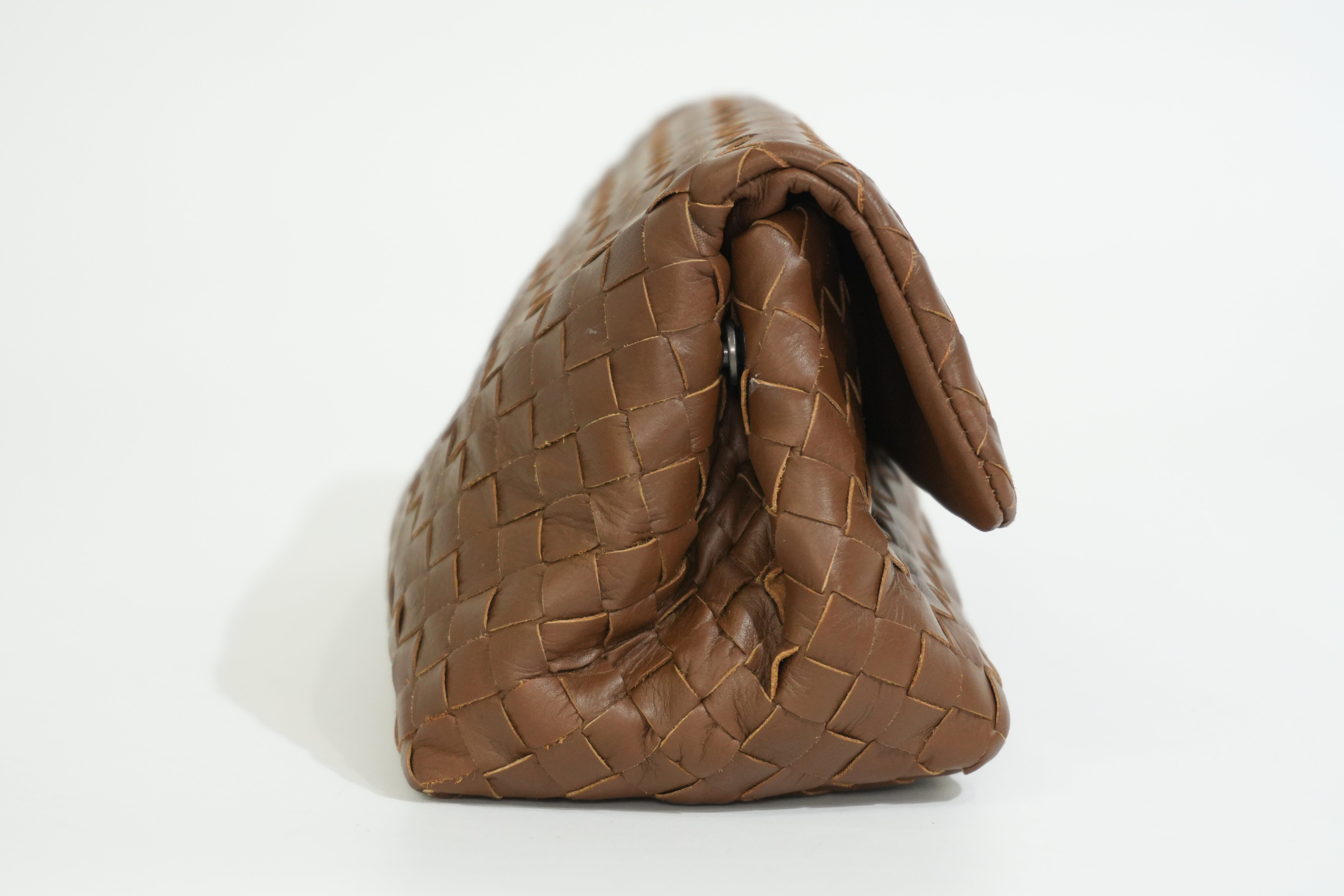 Pre-owned Bottega Pouch Brown