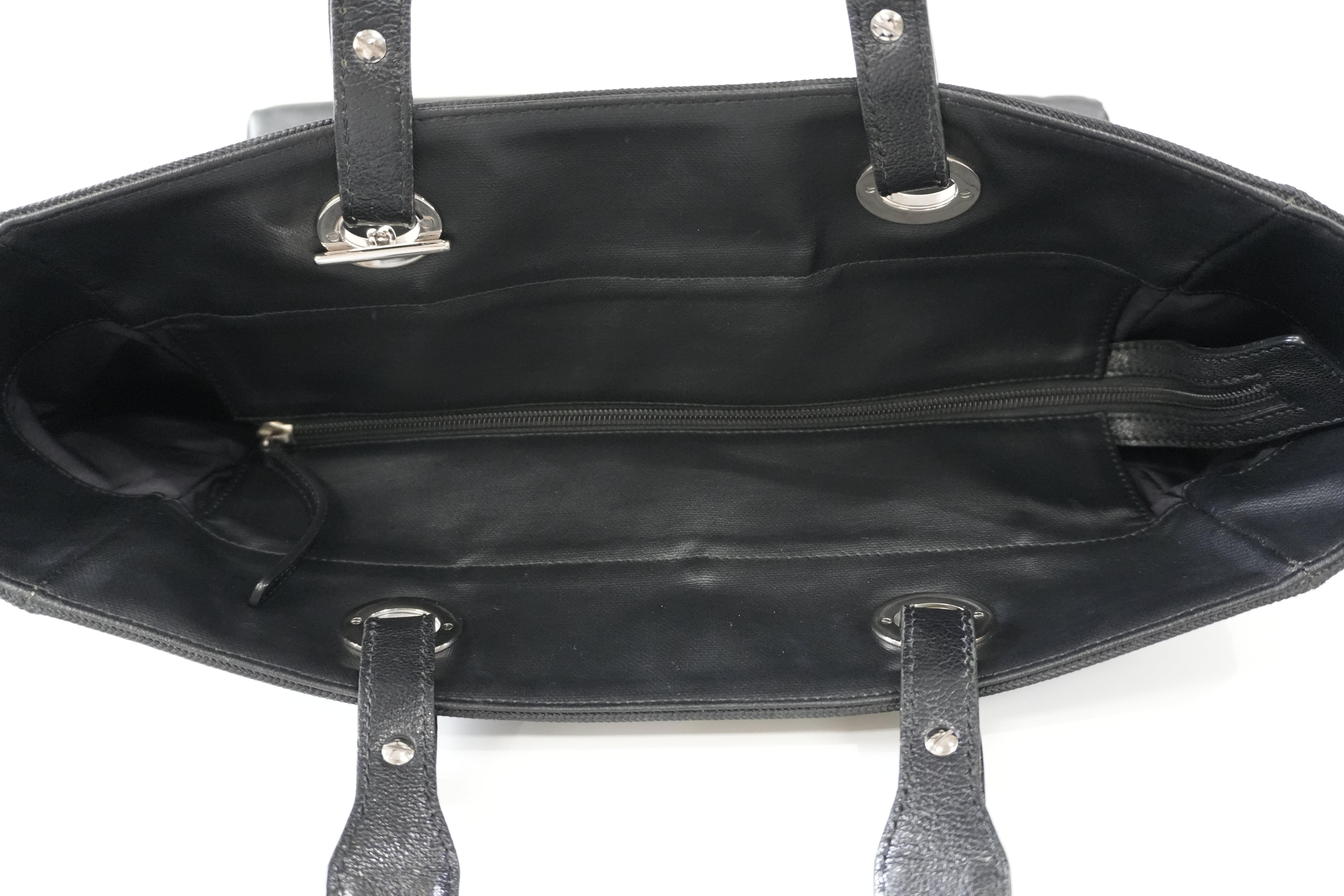 Pre-owned Chanel Paris Biarritz Tote Bag Black