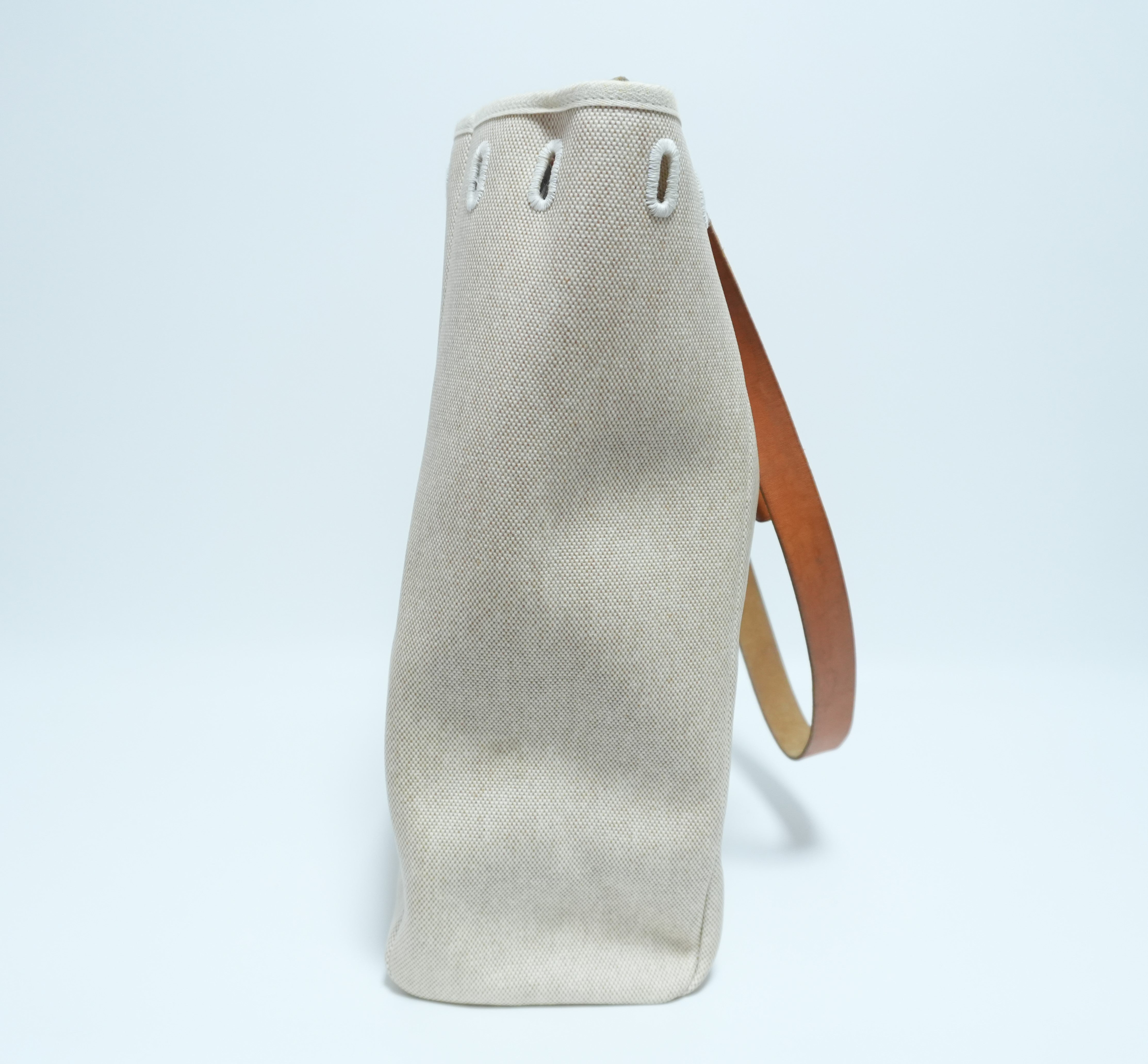 エルメス クラシック キャンバス エルバッグ ナチュラル トワル 中古