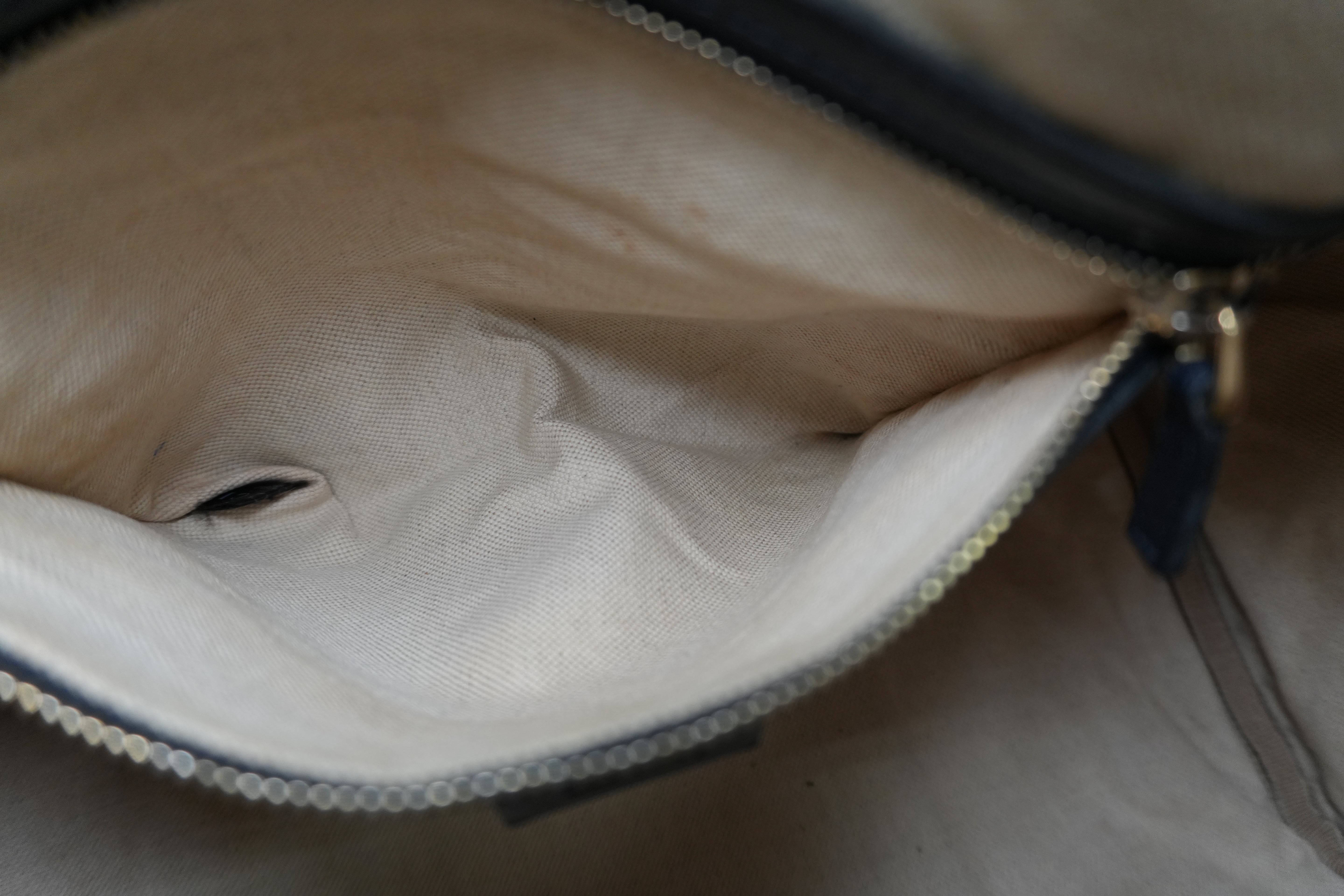 Gucci Boston Bag Blue Used