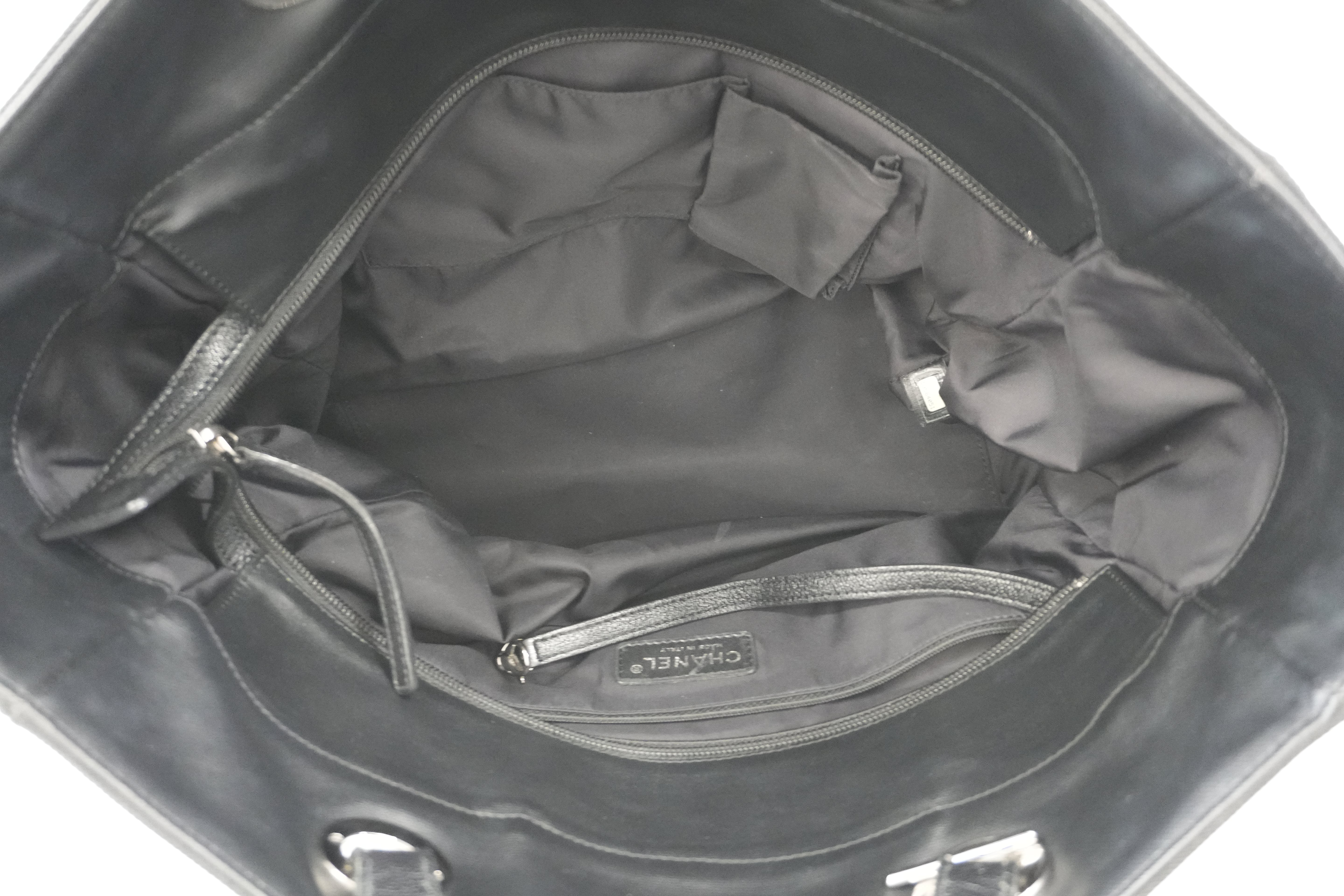 Pre-owned Chanel Paris Biarritz Tote Bag Black