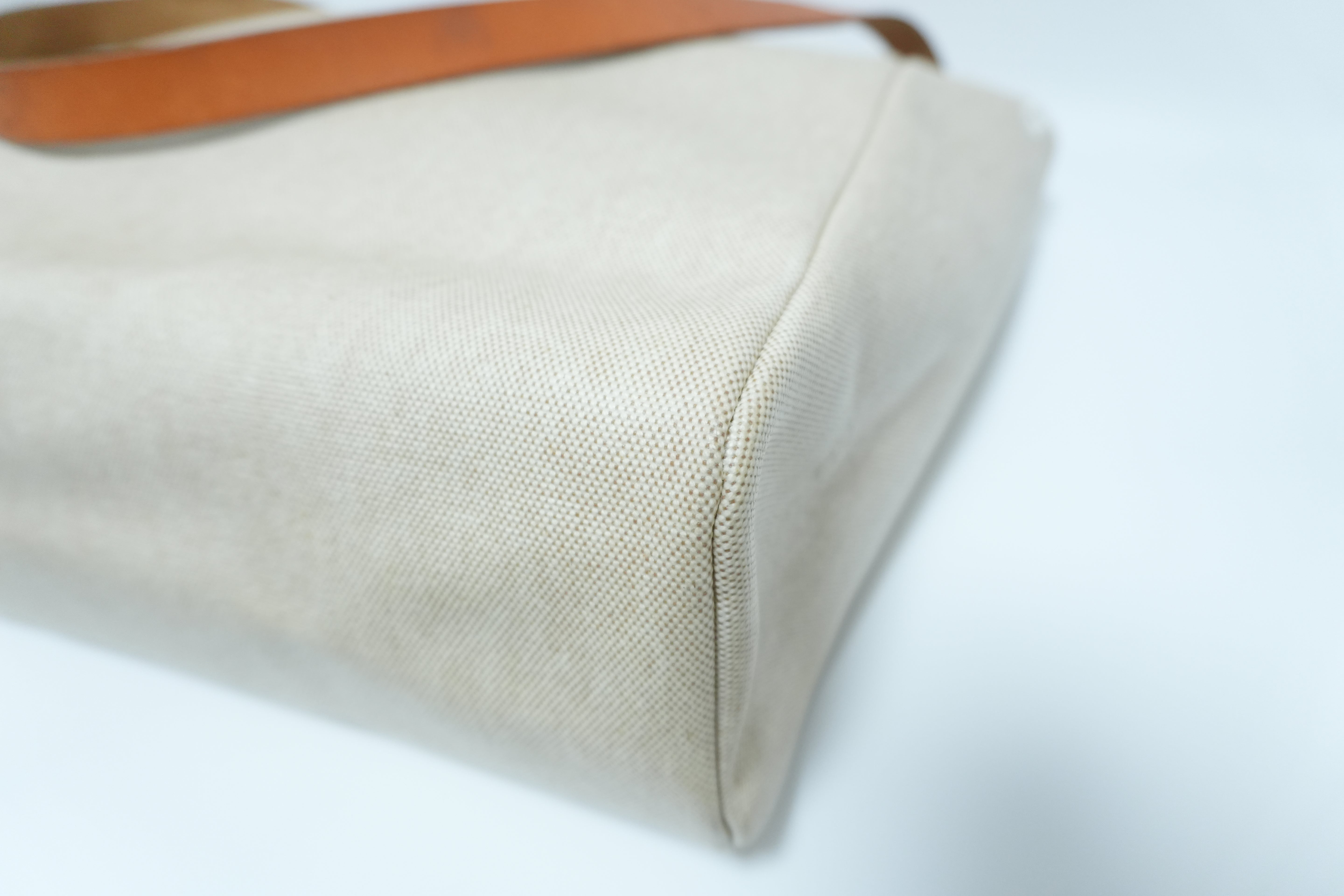 エルメス クラシック キャンバス エルバッグ ナチュラル トワル 中古