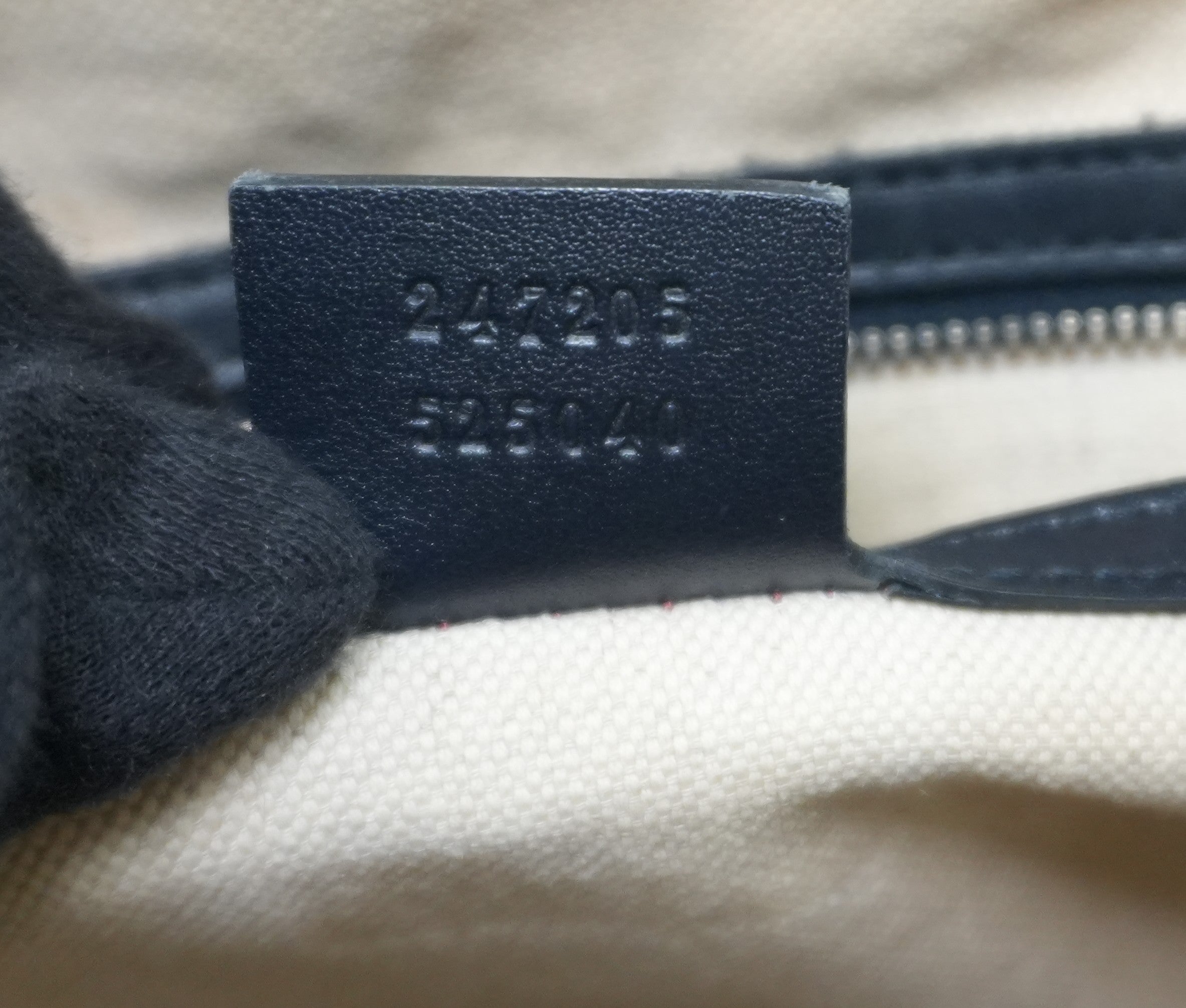 Gucci Boston Bag Blue Used