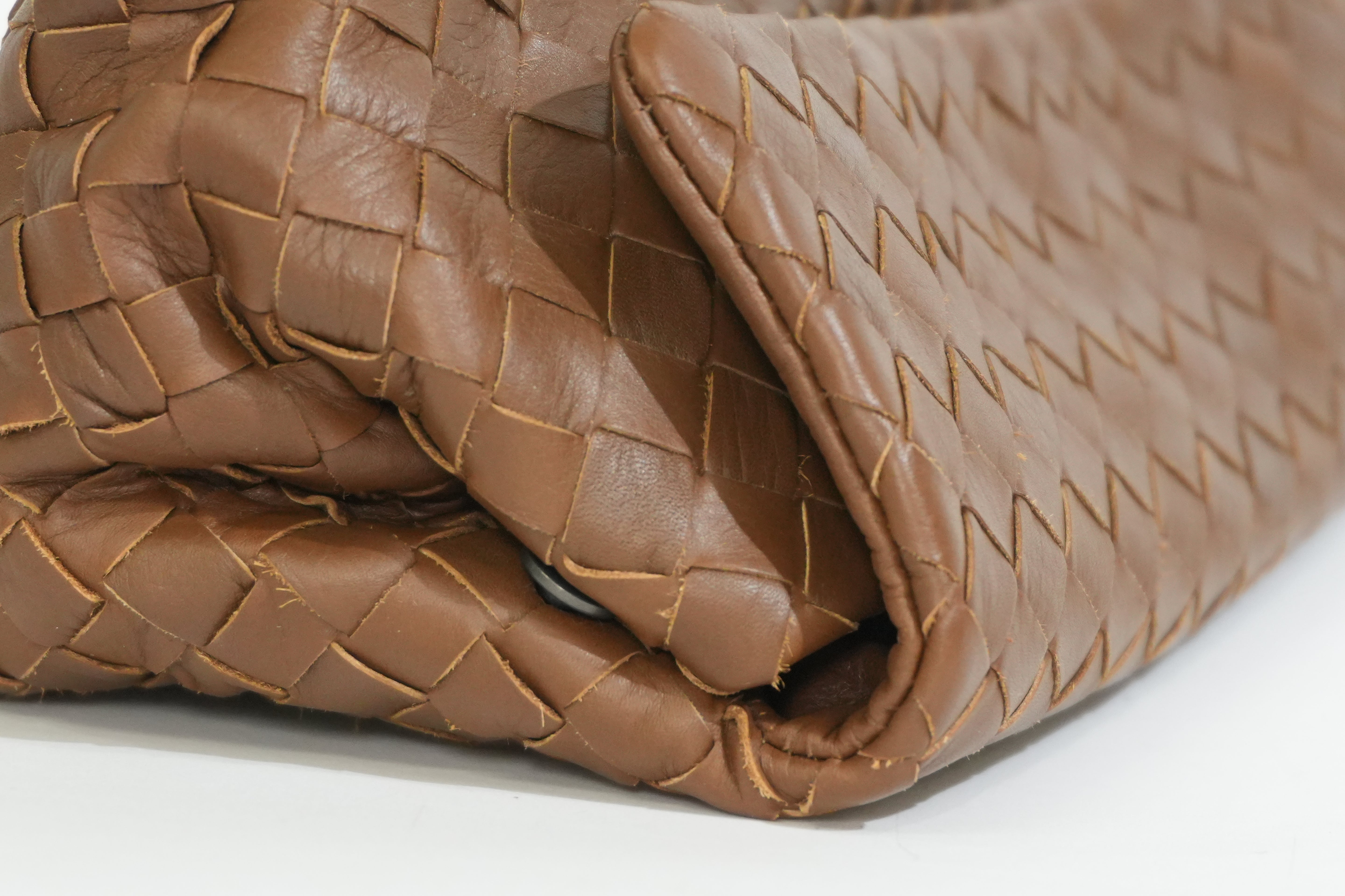 Pre-owned Bottega Pouch Brown