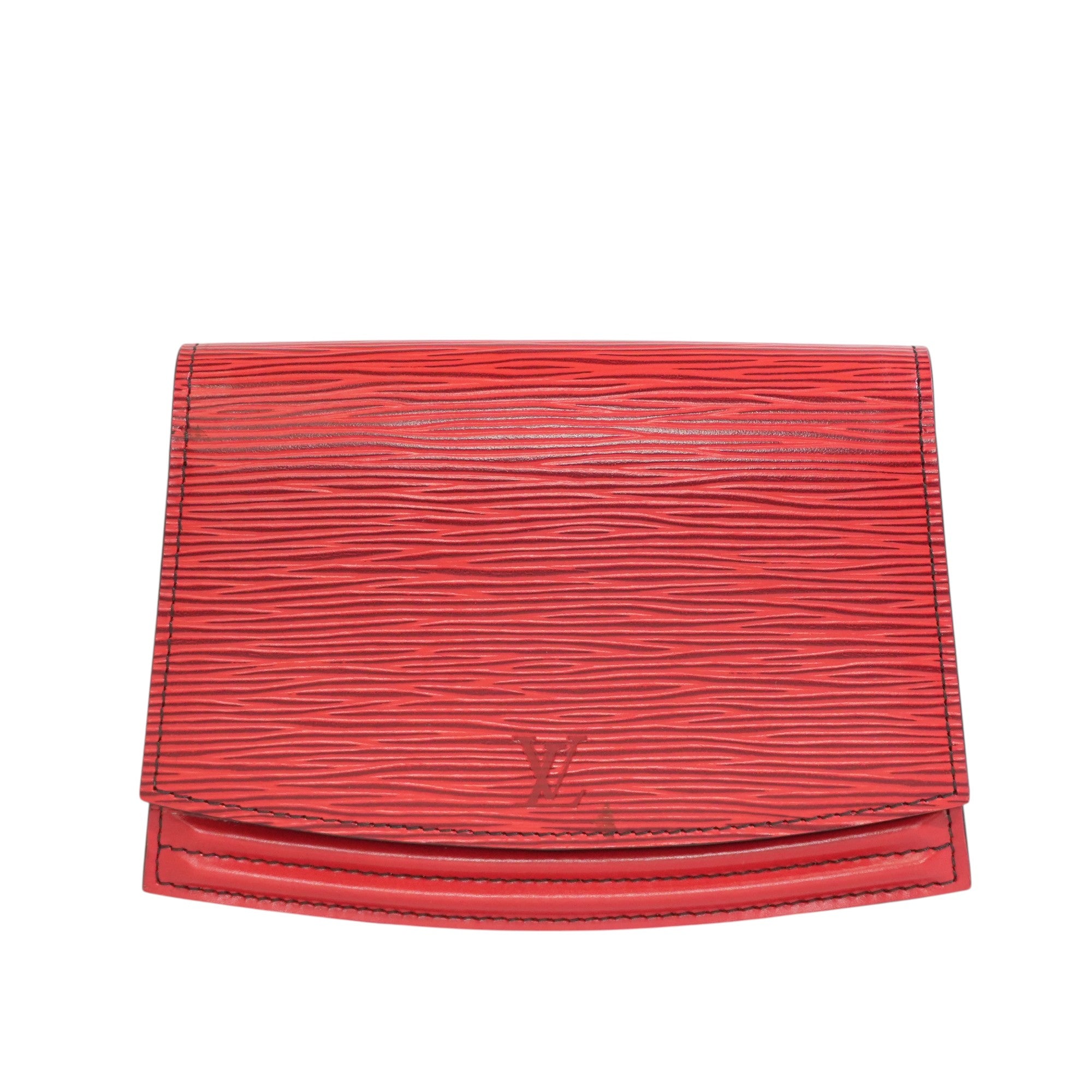Pre-owned Louis Vuitton Epi Tilsitt Waist Bag Red