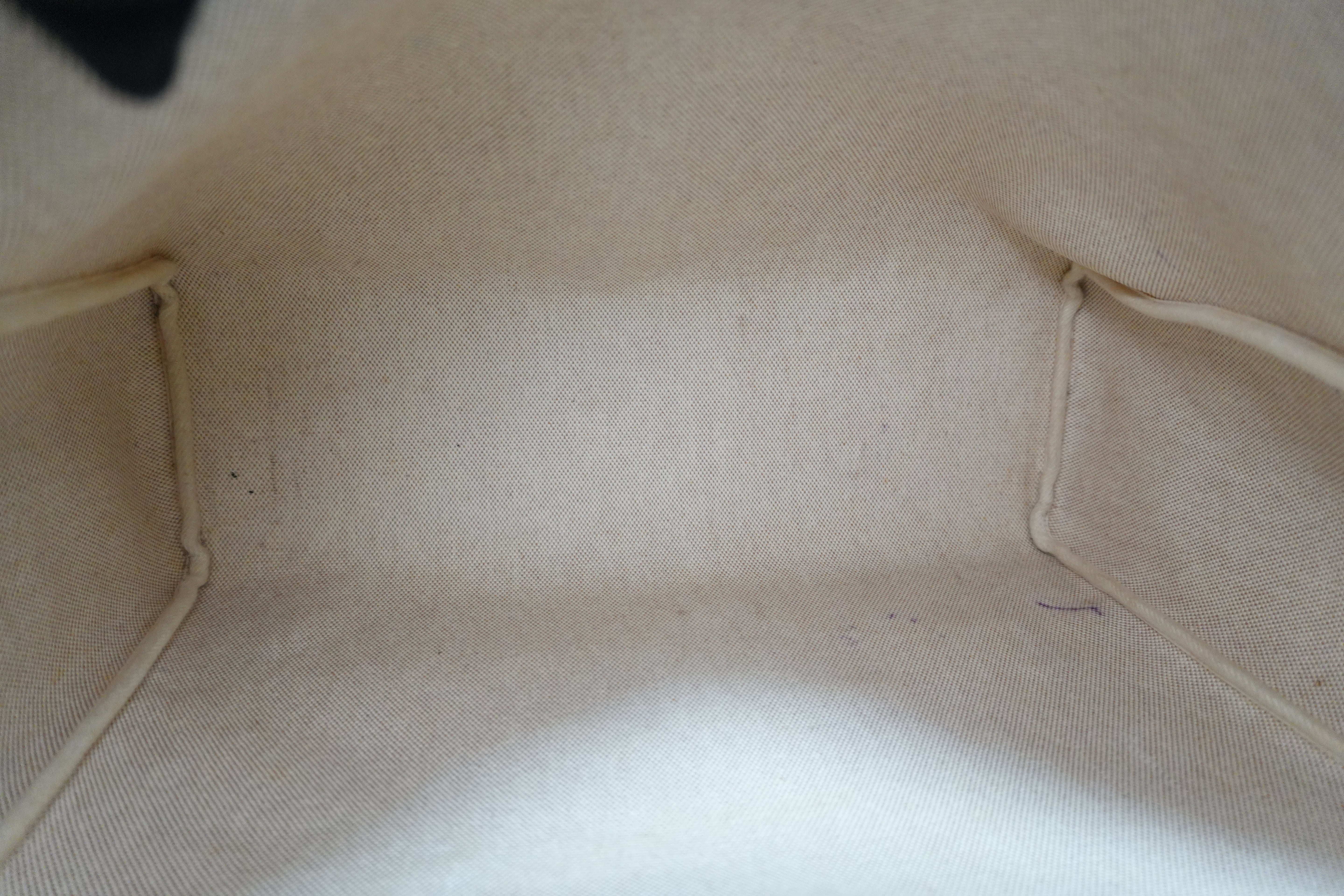 エルメス クラシック キャンバス エルバッグ ナチュラル トワル 中古