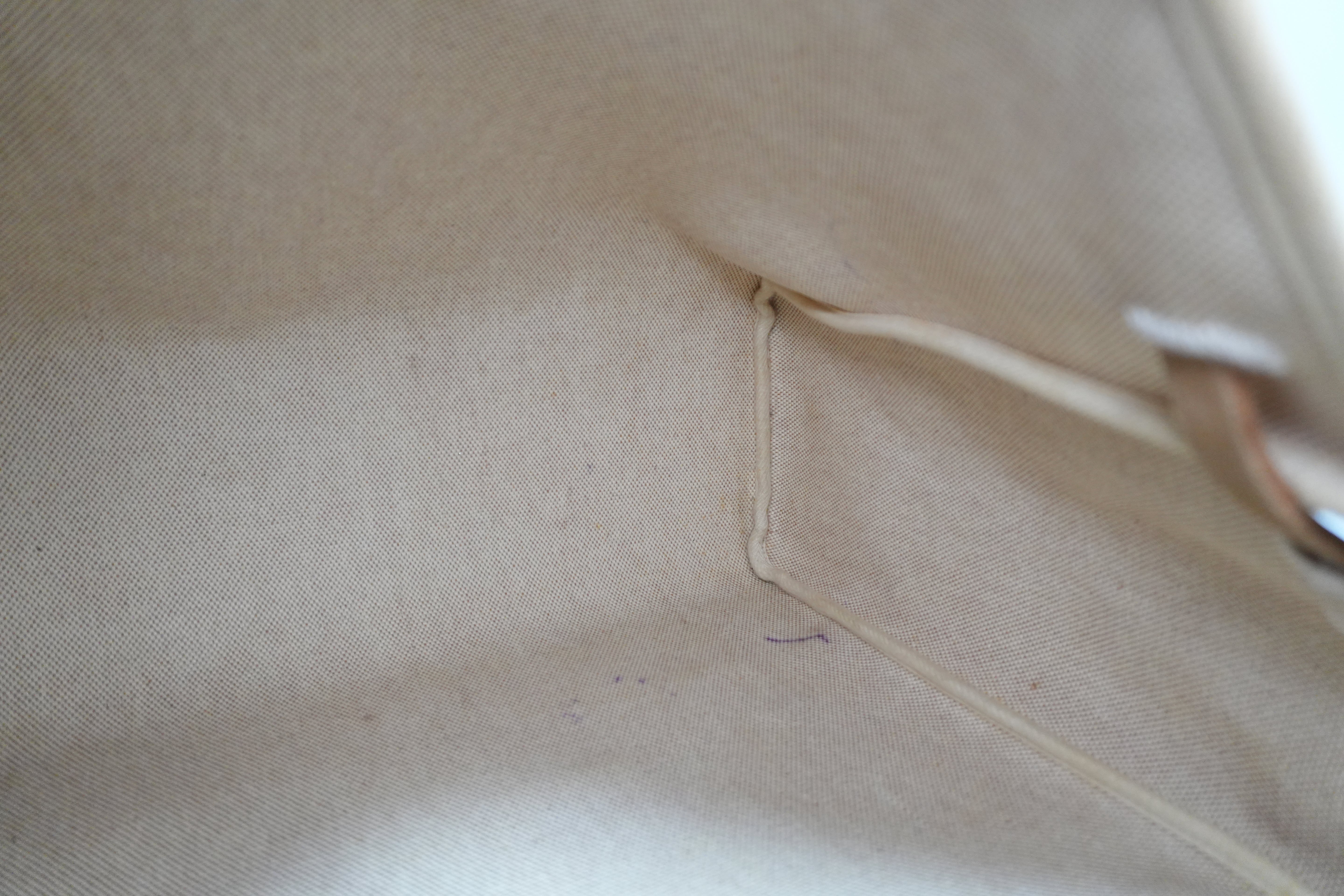 エルメス クラシック キャンバス エルバッグ ナチュラル トワル 中古