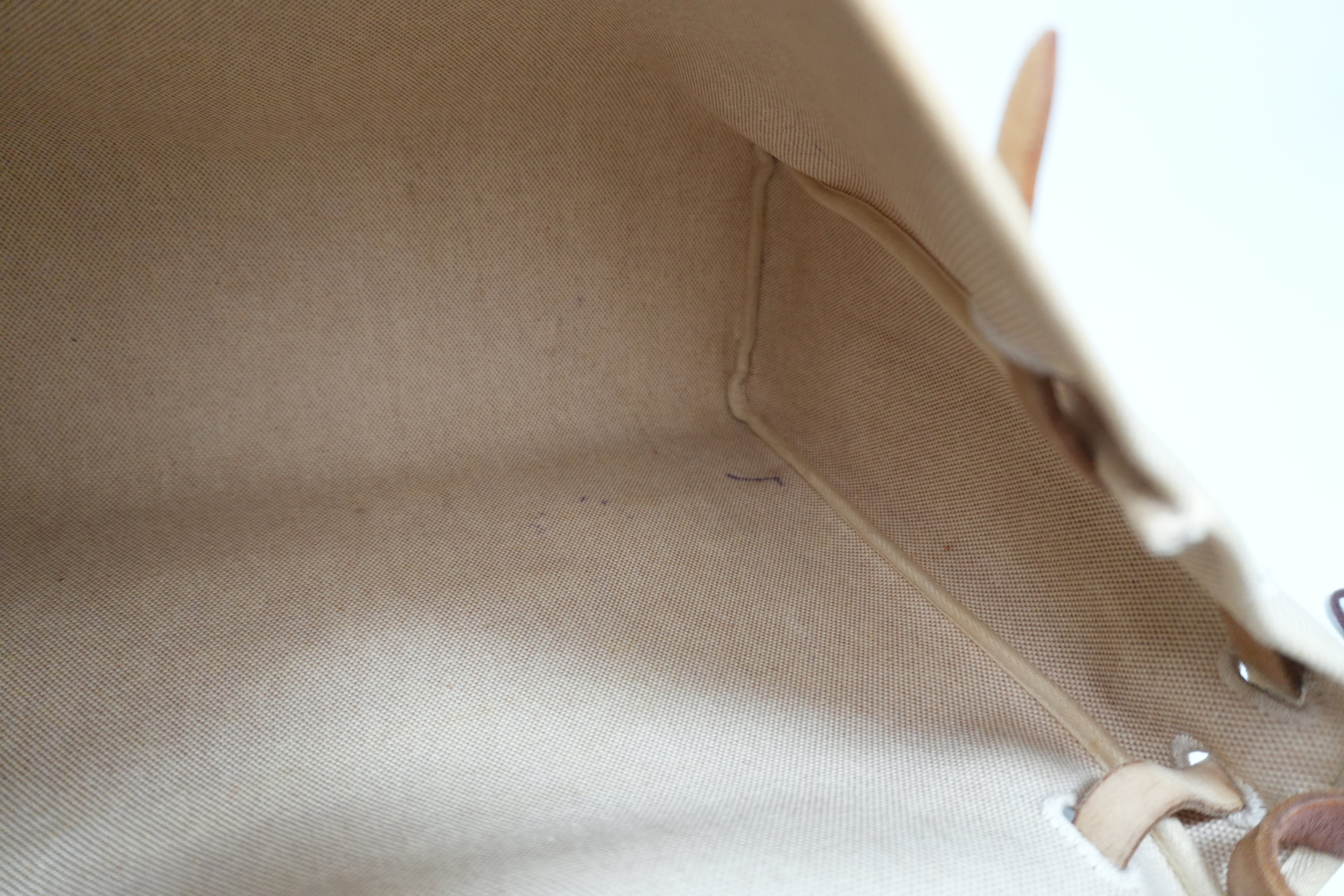 エルメス クラシック キャンバス エルバッグ ナチュラル トワル 中古