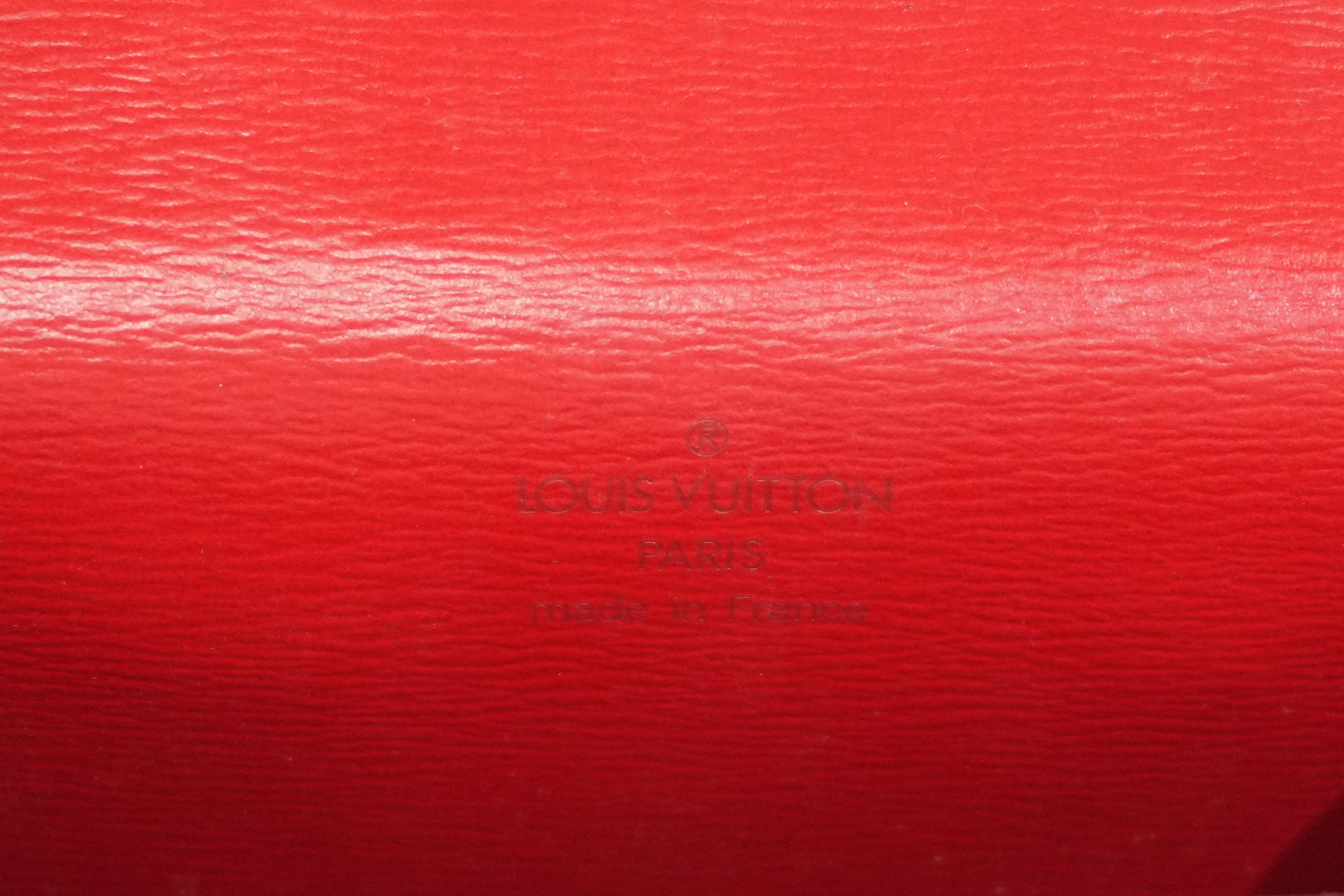 Pre-owned Louis Vuitton Epi Tilsitt Waist Bag Red