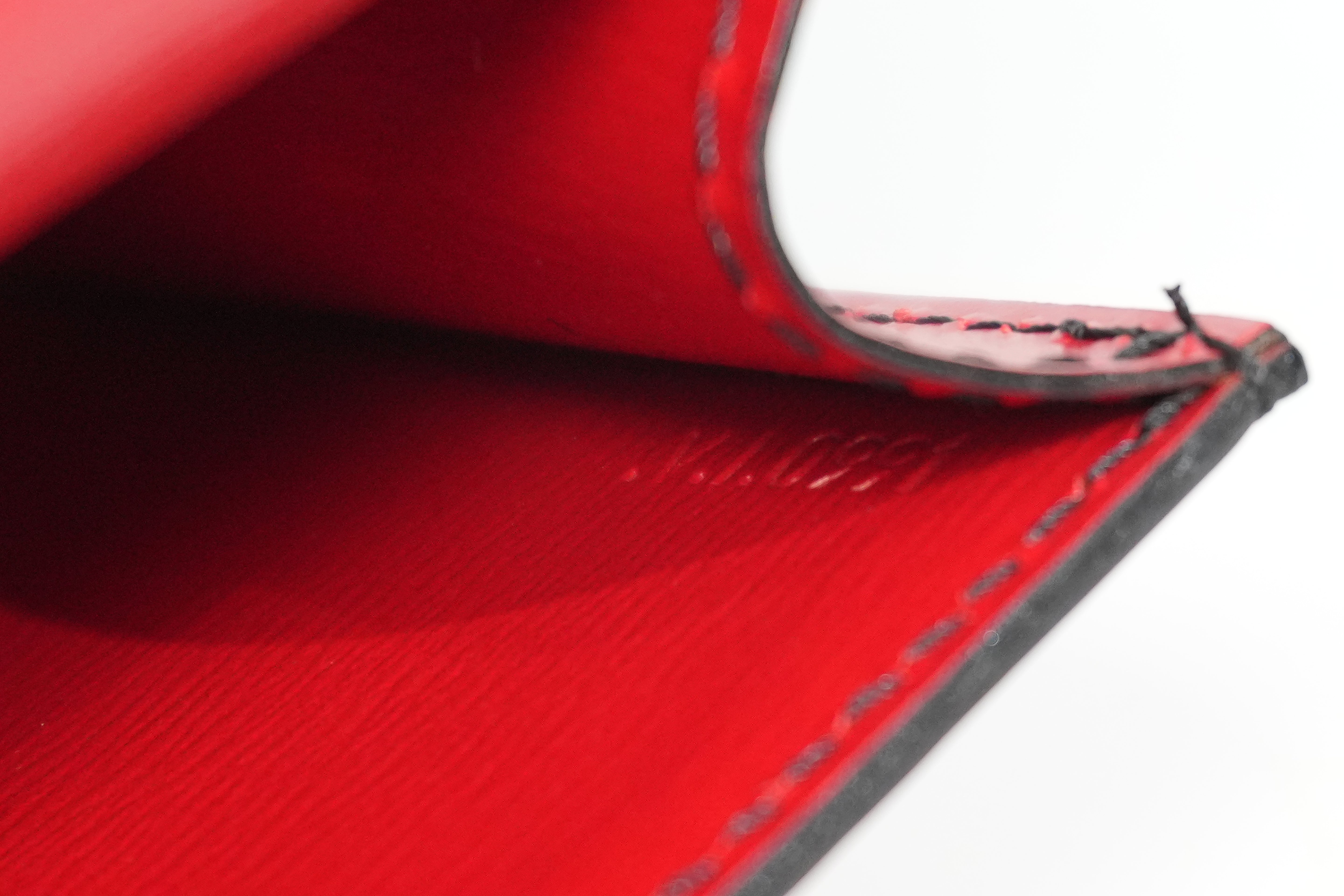 Pre-owned Louis Vuitton Epi Tilsitt Waist Bag Red