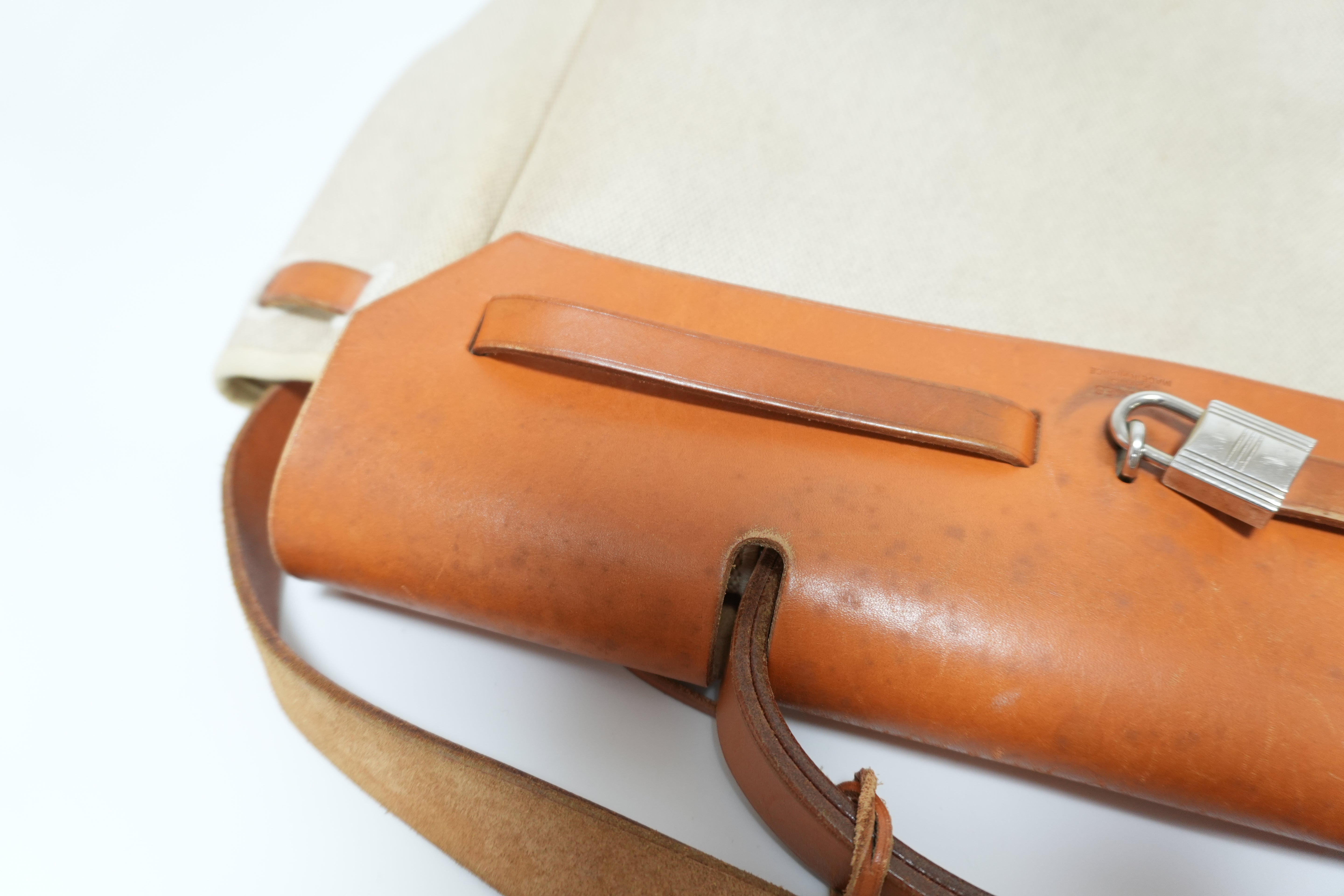 エルメス クラシック キャンバス エルバッグ ナチュラル トワル 中古