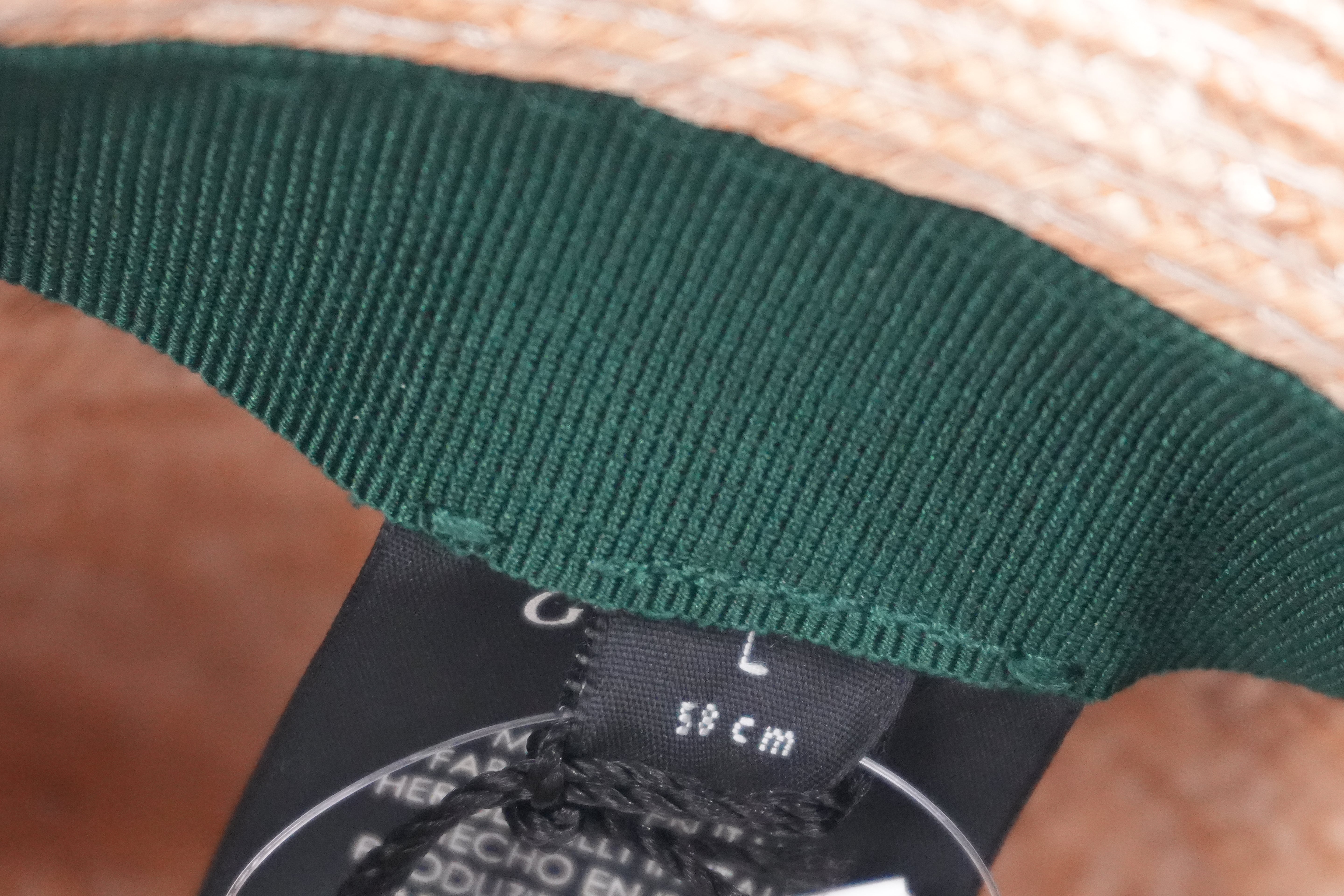 Pre-owned Gucci Straw Ophidia Hat Beige