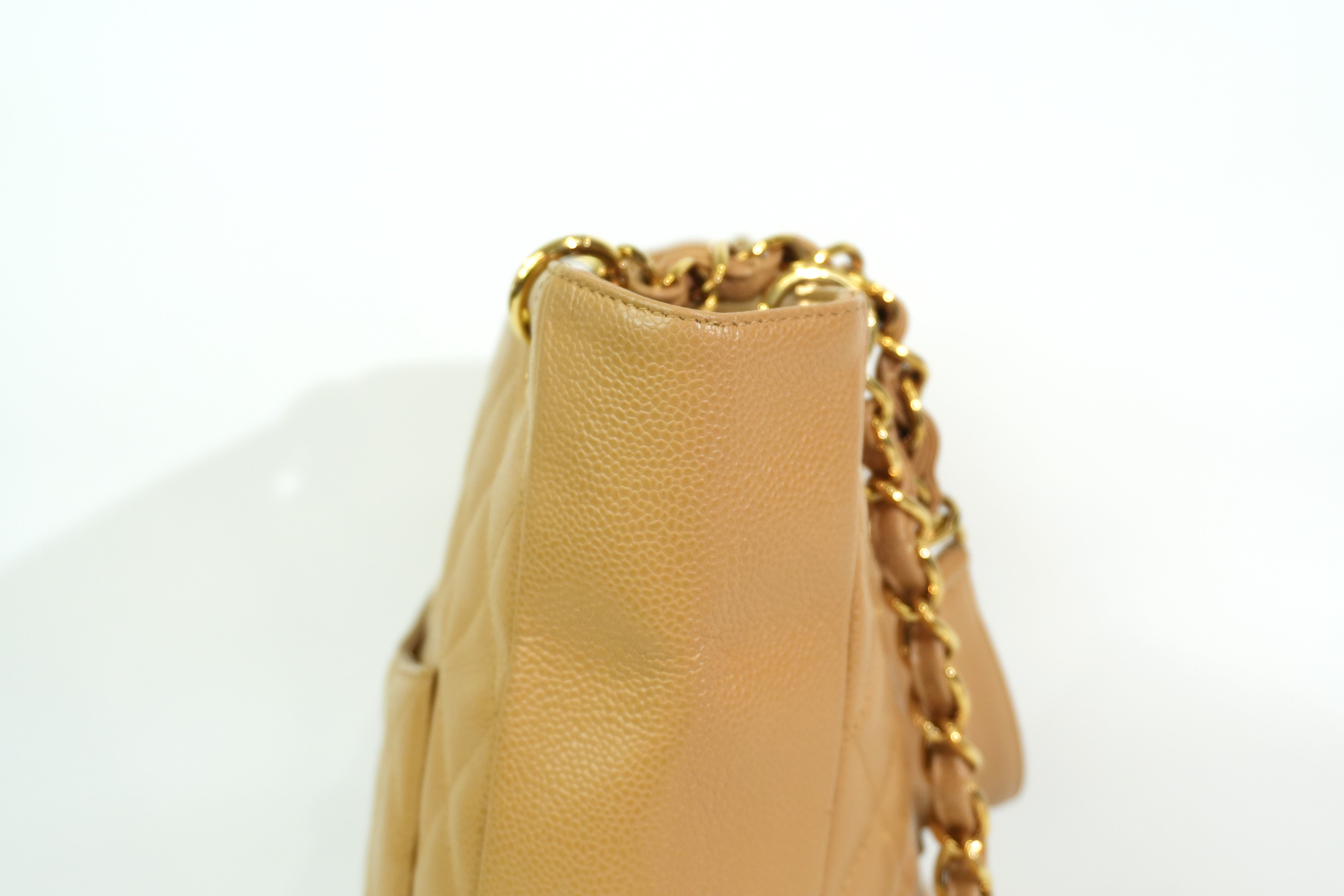 Pre-owned Chanel PST Tote Bag Beige