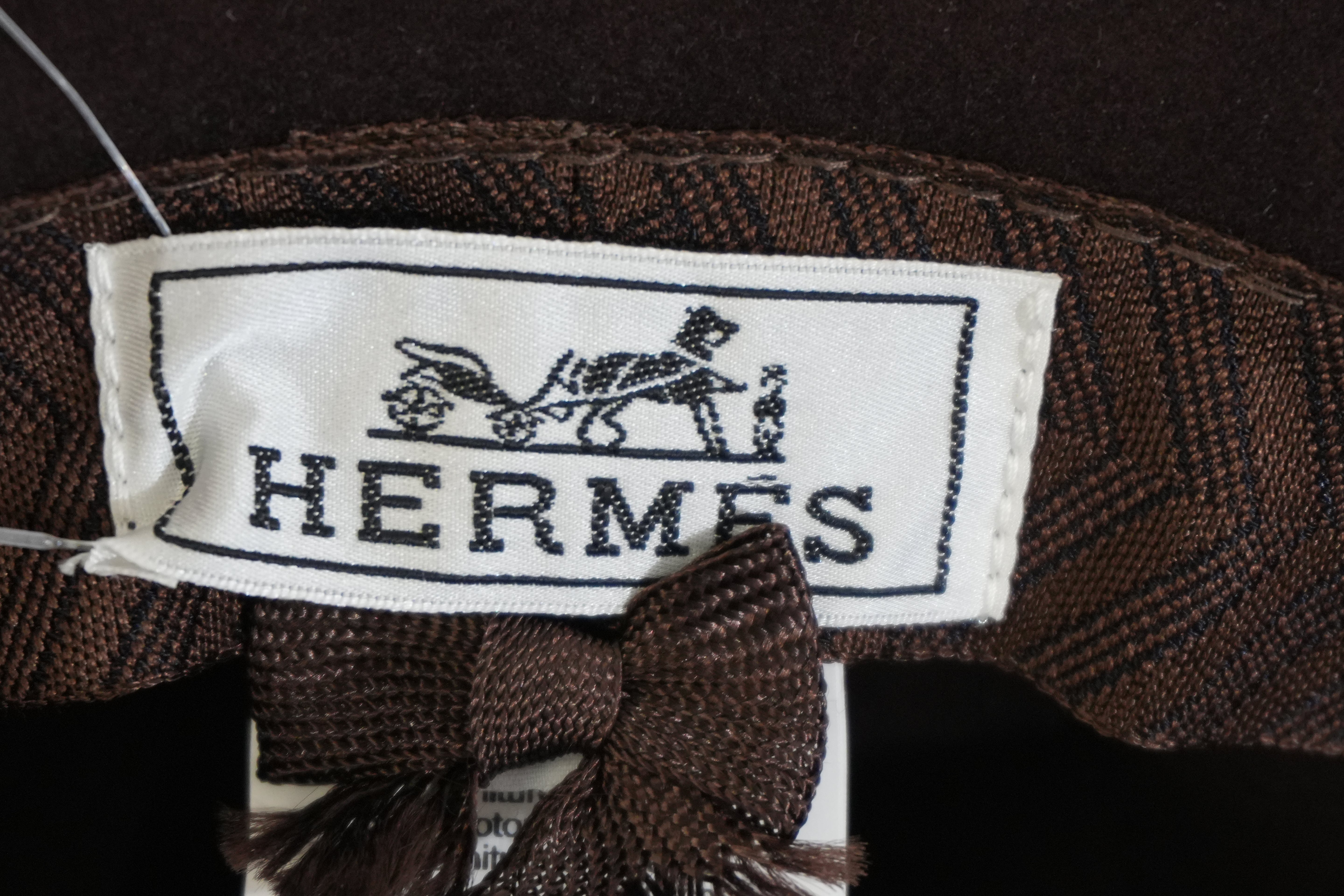 Pre-owned Hermes Hat Brown