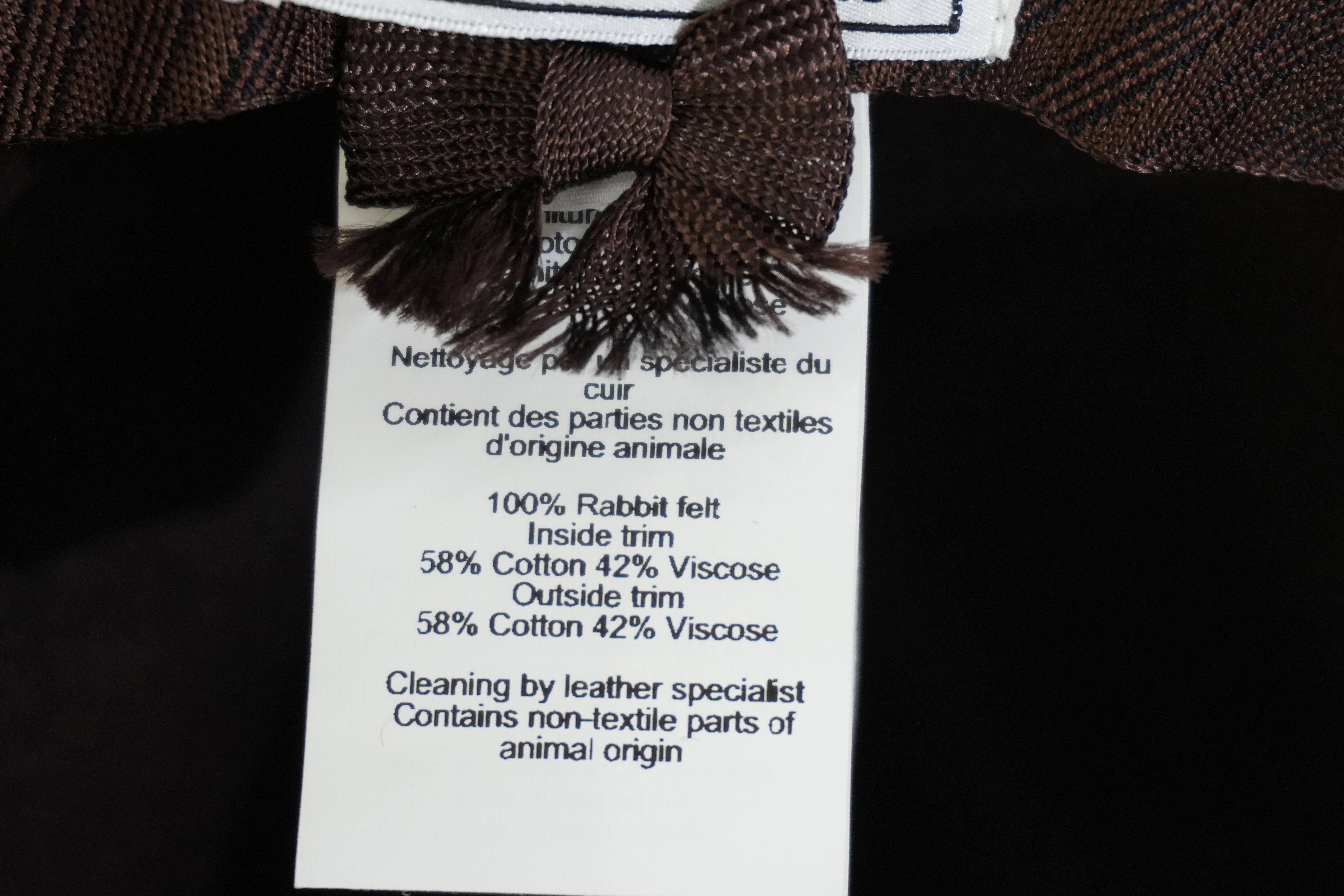 Pre-owned Hermes Hat Brown
