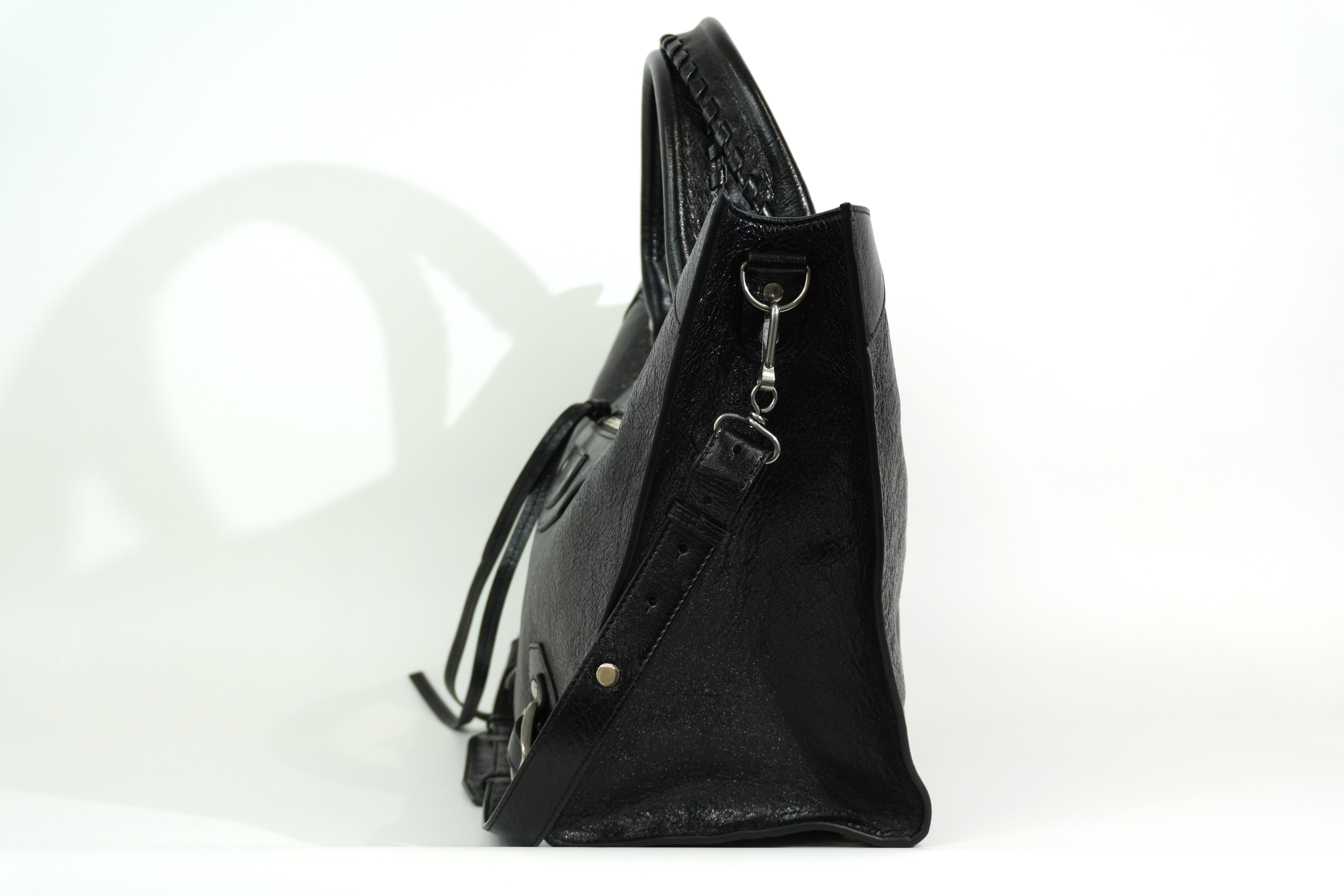 Pre-owned Balenciaga Classic Upside Down Medium Tote bag Black