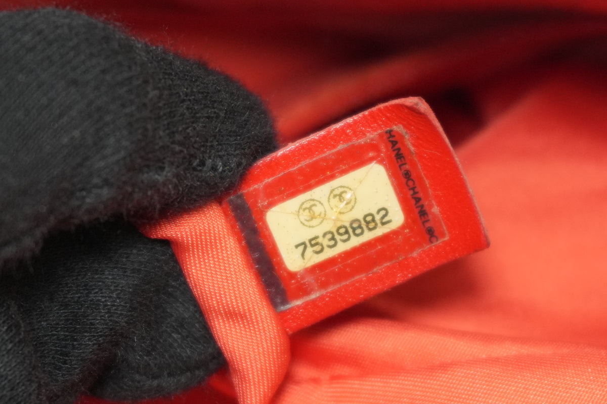 Pre-Owned Chanel New Travel Line MM Orange
