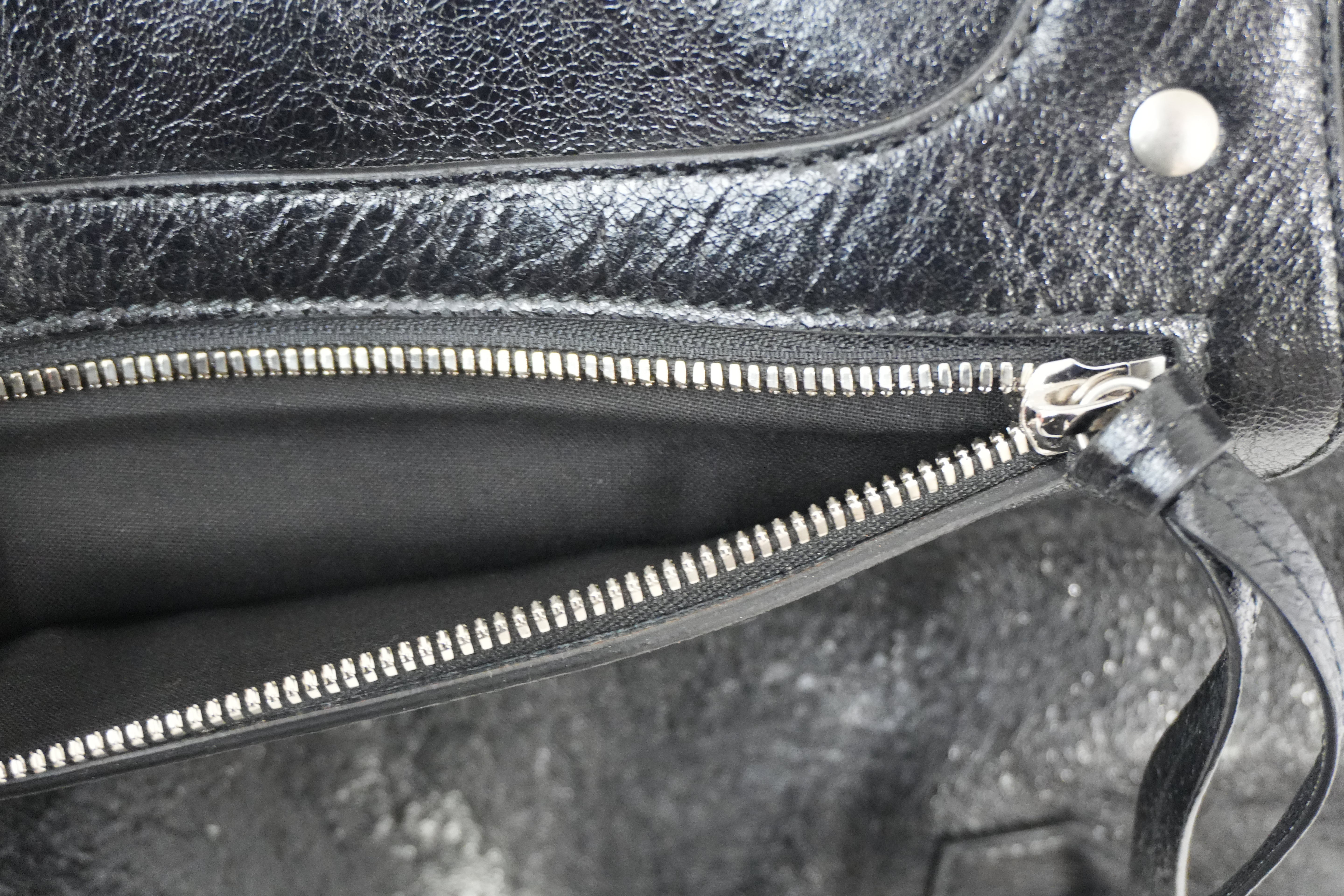 Pre-owned Balenciaga Classic Upside Down Medium Tote bag Black