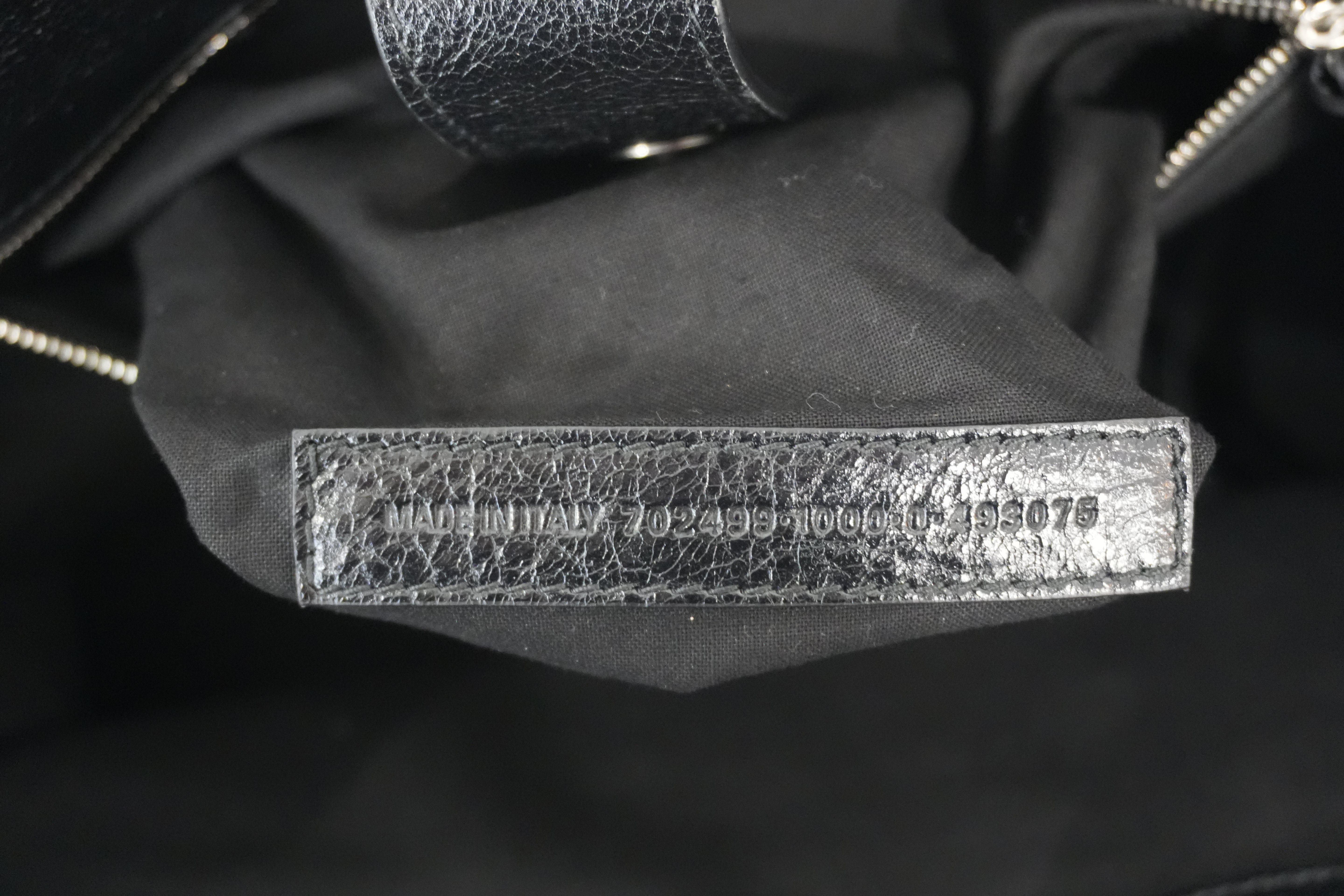 Pre-owned Balenciaga Classic Upside Down Medium Tote bag Black