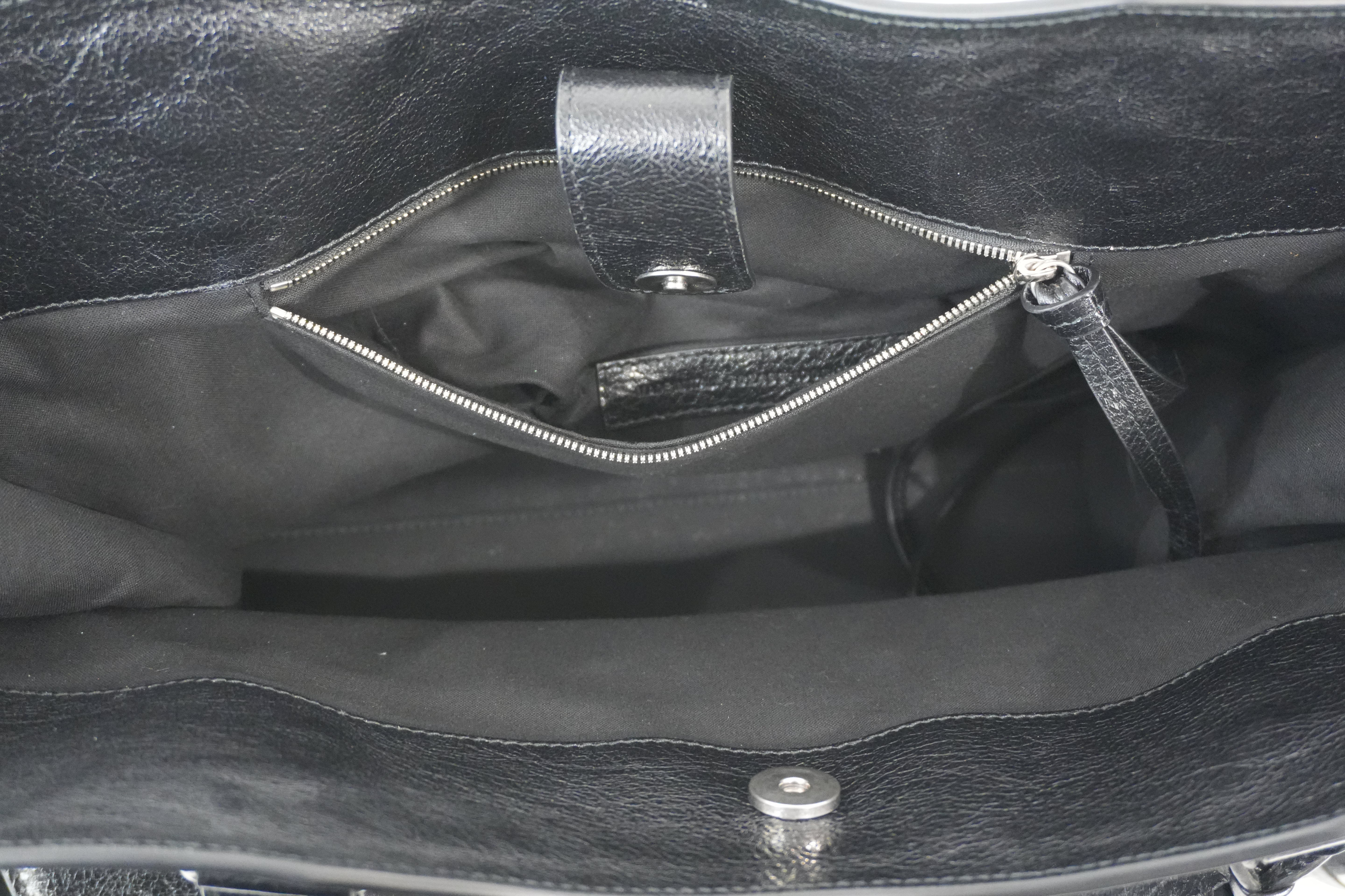 Pre-owned Balenciaga Classic Upside Down Medium Tote bag Black
