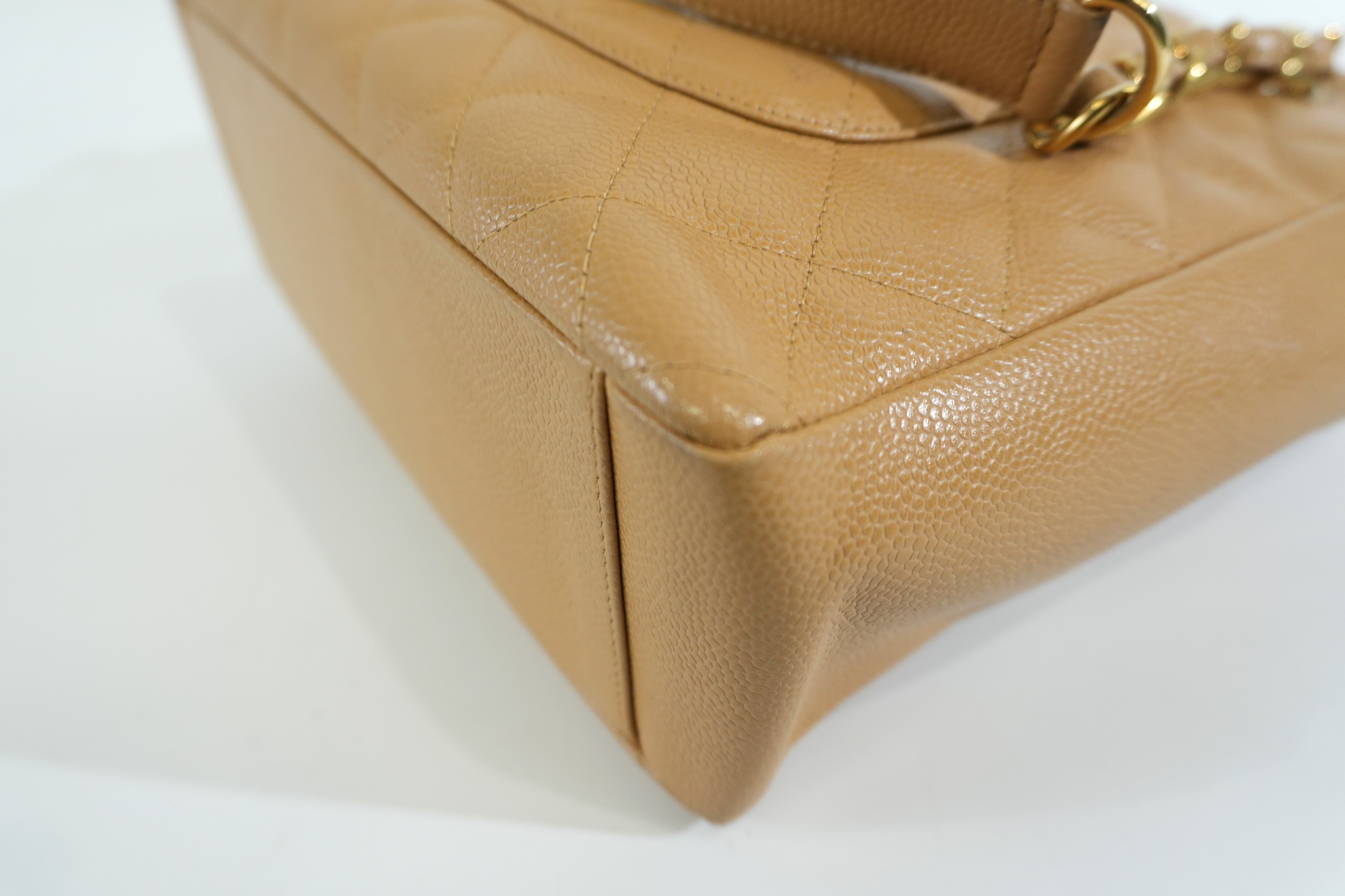 Pre-owned Chanel PST Tote Bag Beige