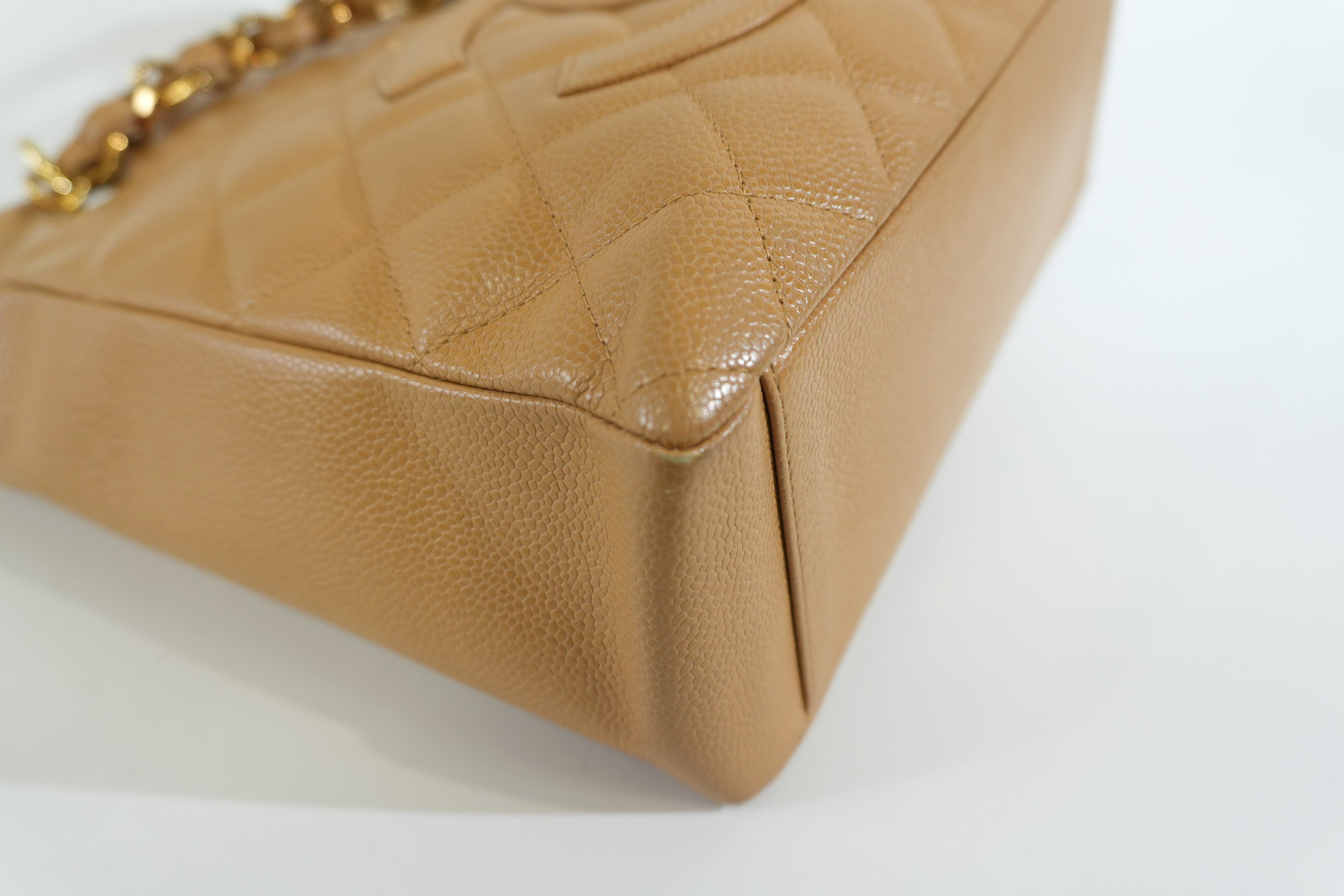 Pre-owned Chanel PST Tote Bag Beige