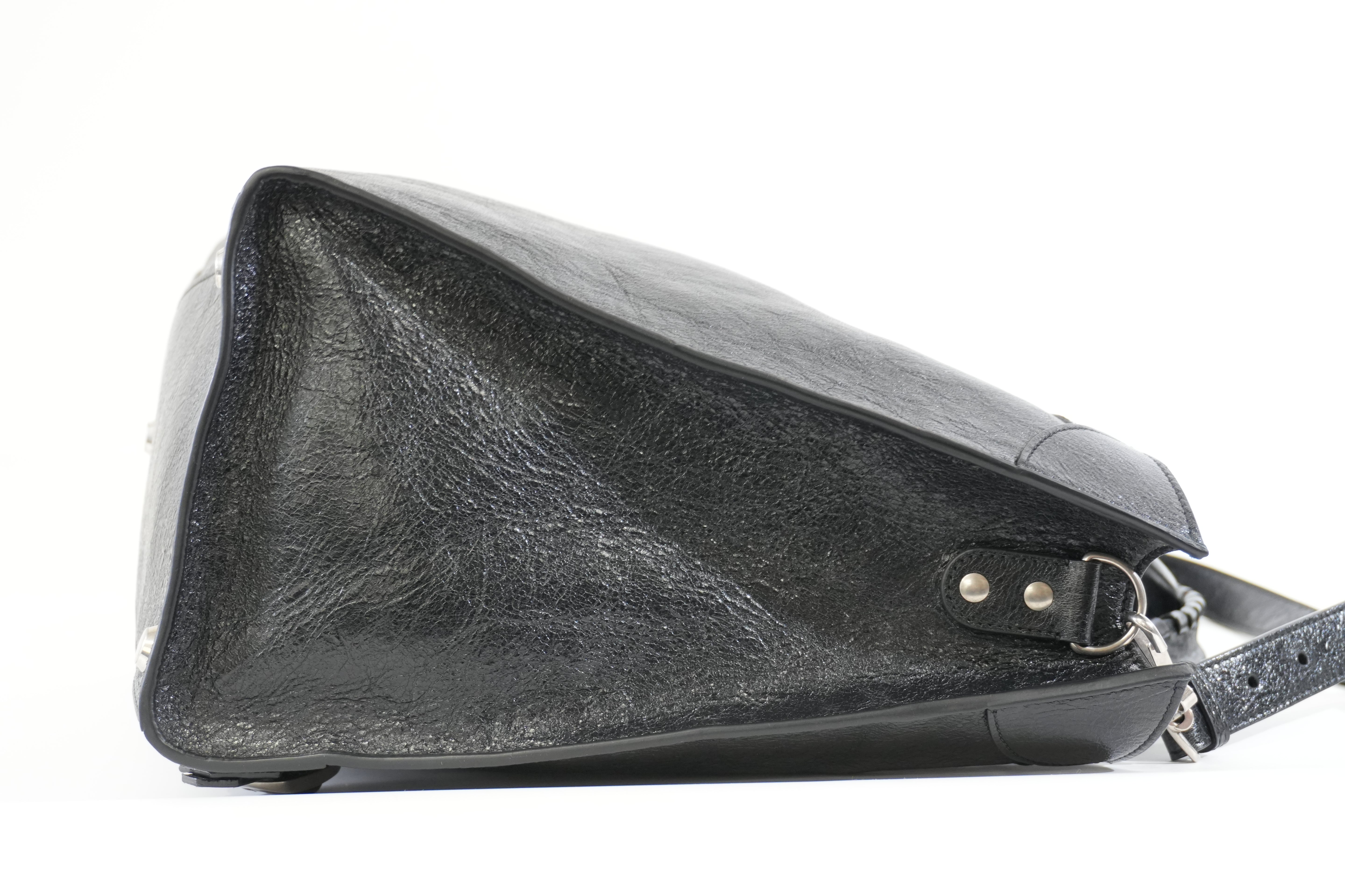 Pre-owned Balenciaga Classic Upside Down Medium Tote bag Black