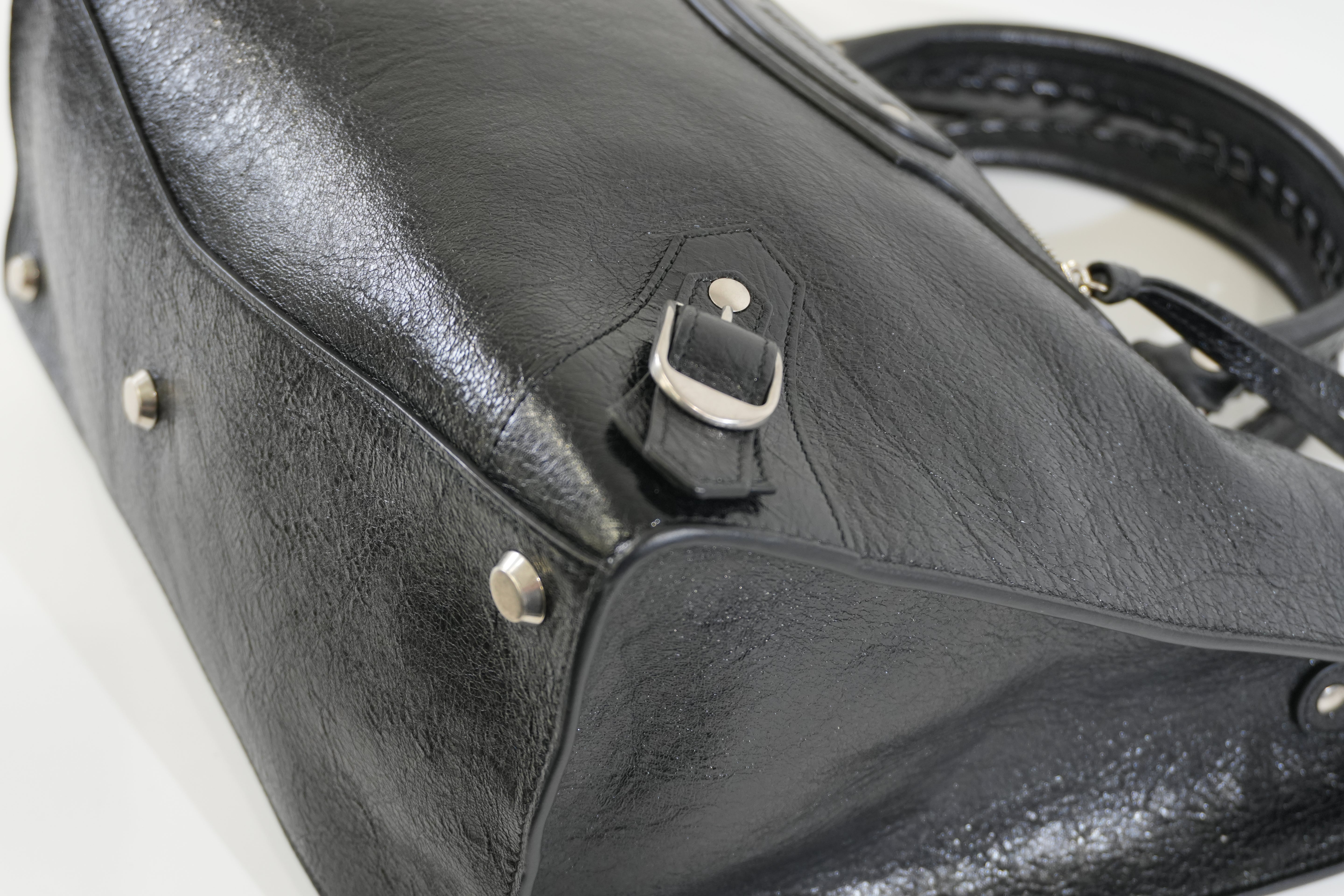 Pre-owned Balenciaga Classic Upside Down Medium Tote bag Black