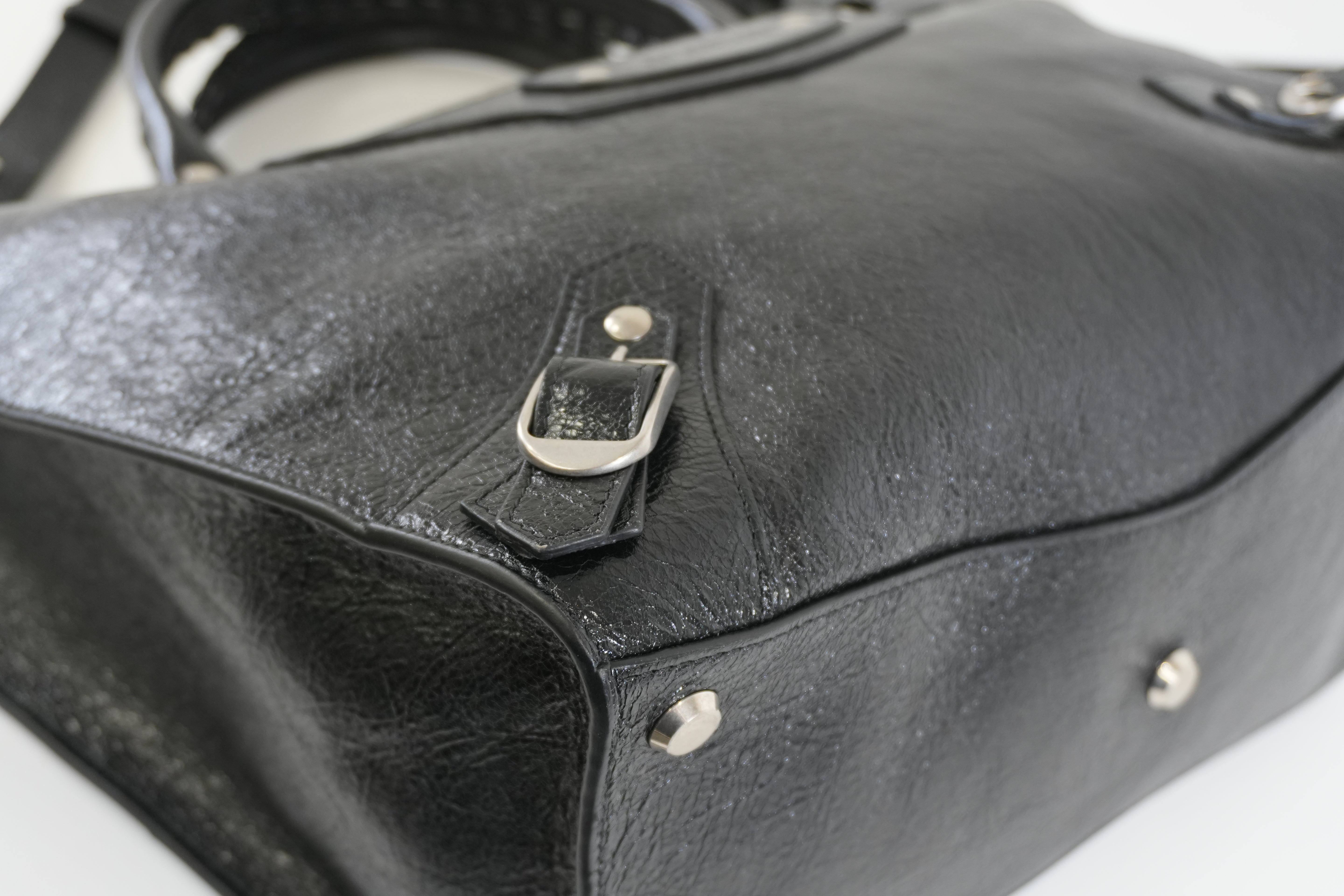 Pre-owned Balenciaga Classic Upside Down Medium Tote bag Black