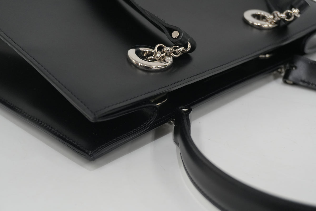 Pre-Owned Cartier Panthere Tote Bag Black