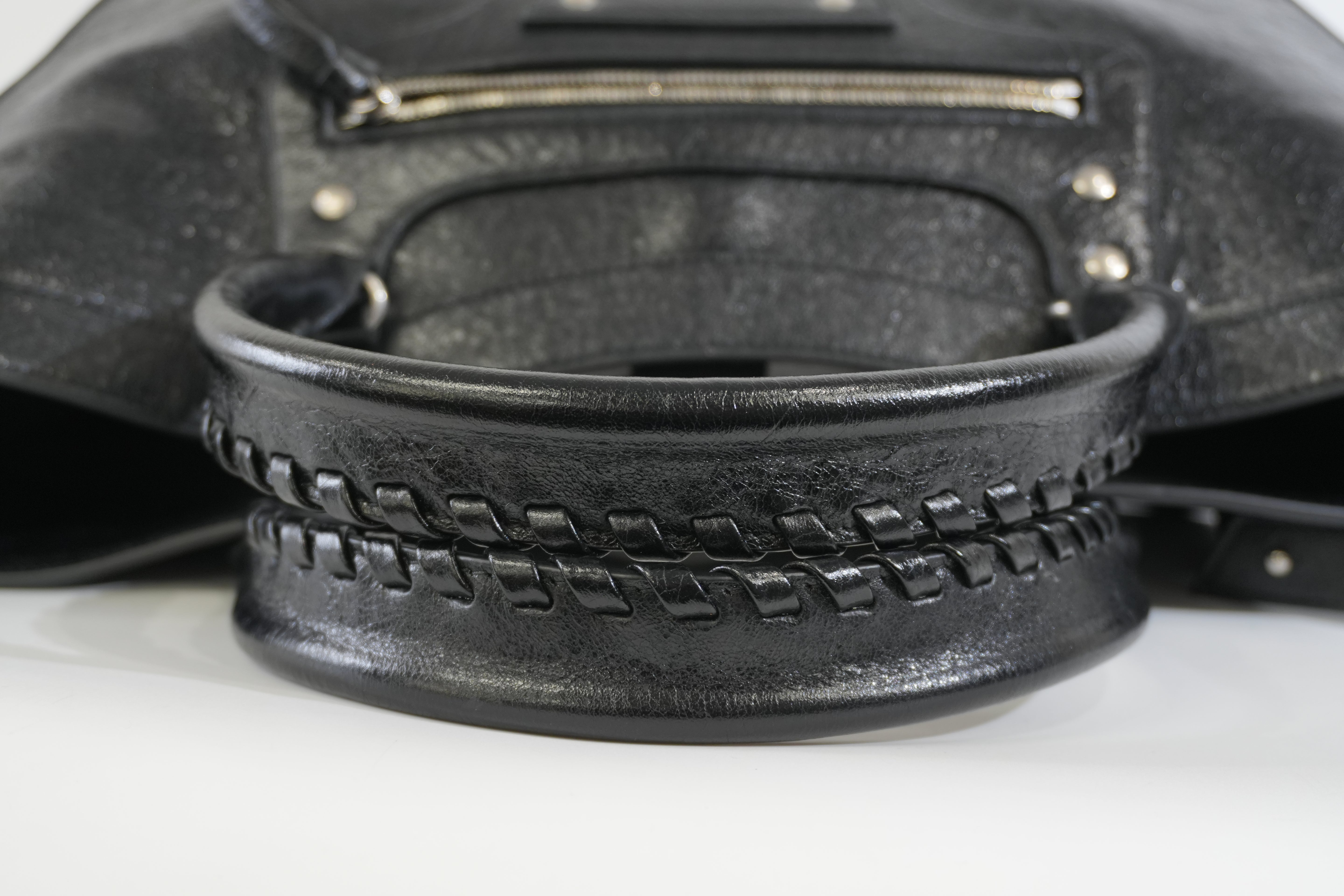 Pre-owned Balenciaga Classic Upside Down Medium Tote bag Black