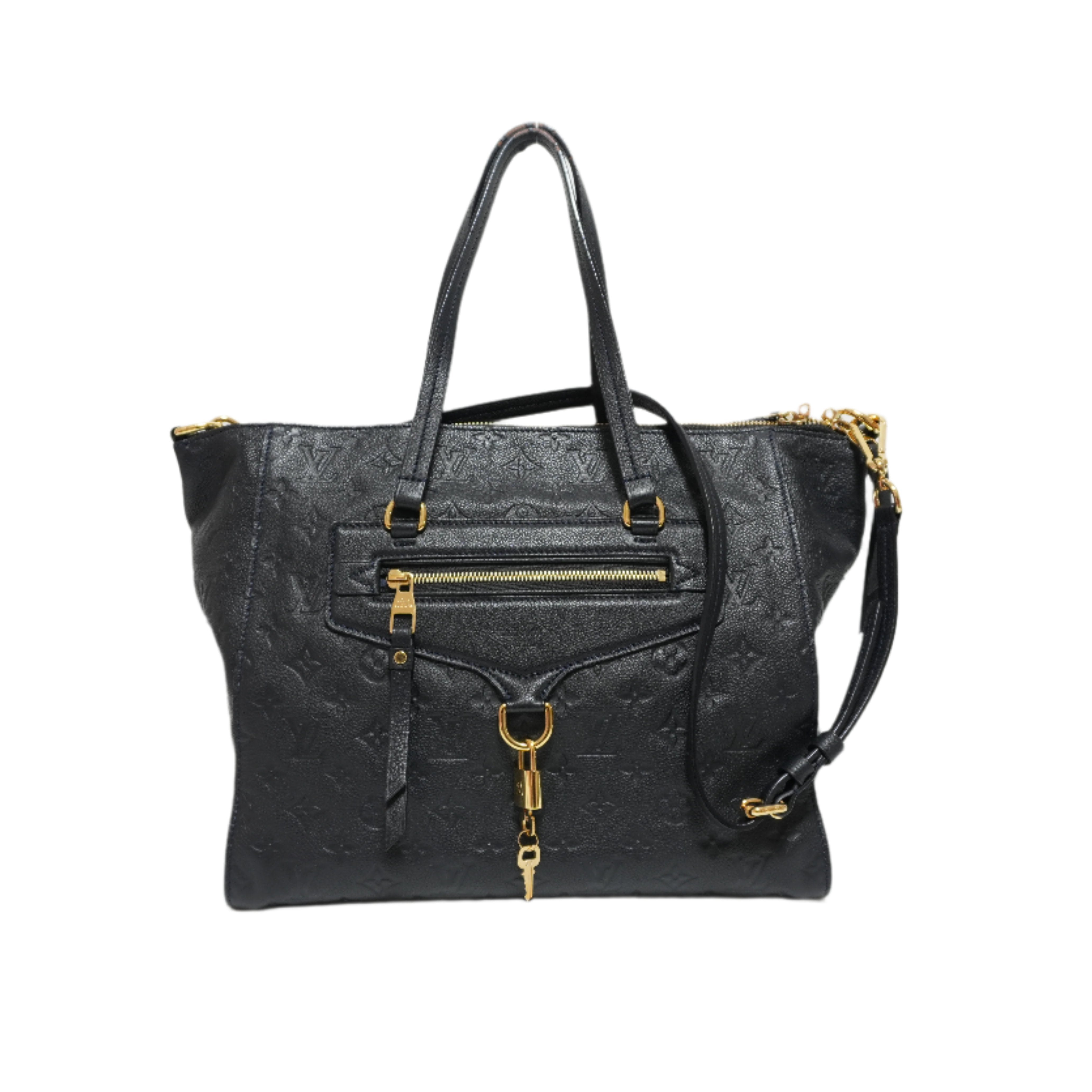 ルイ・ヴィトン アンプラント ブルー インフィニティ ルミネユーズGM ショルダーバッグ 中古