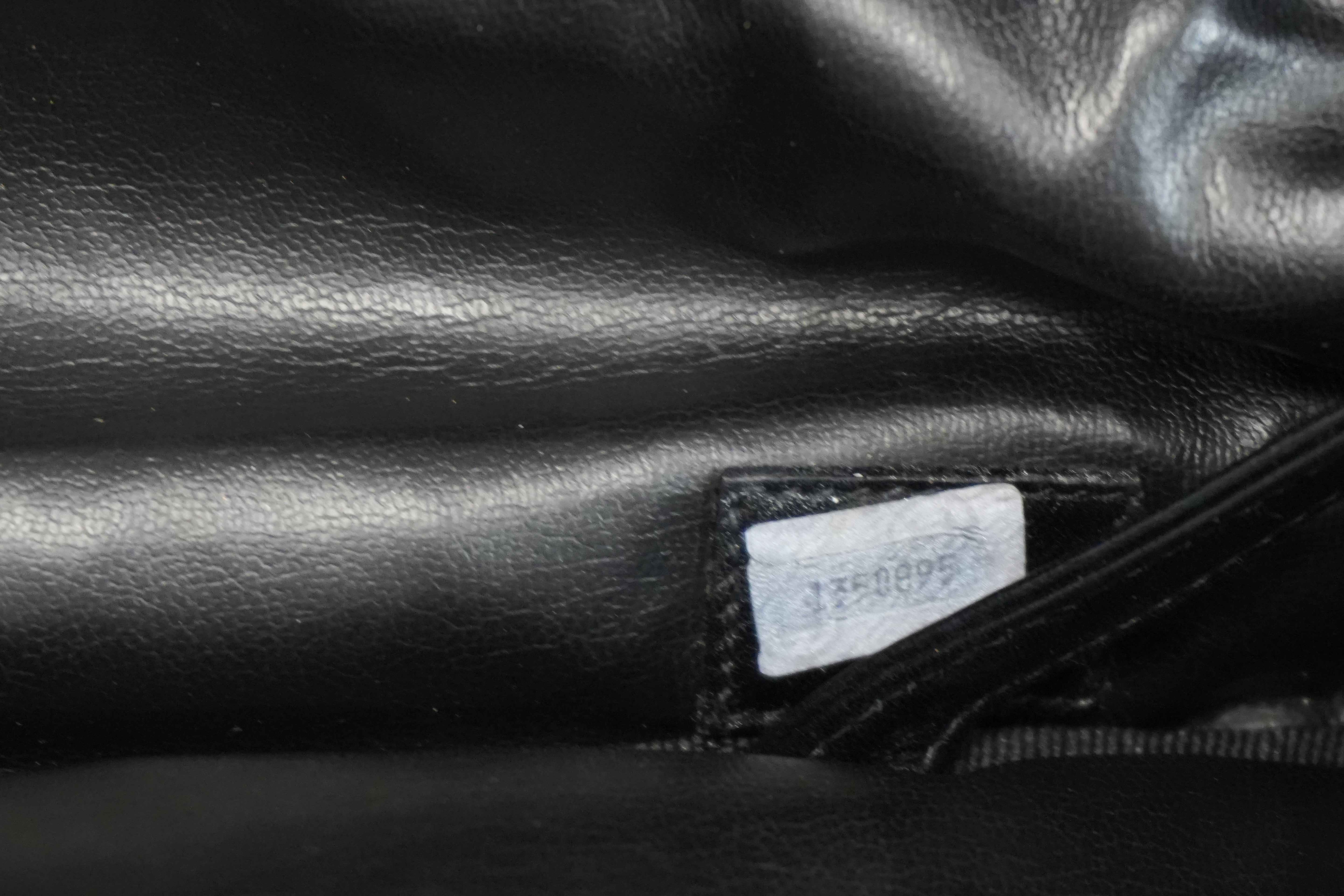 Pre-owned Chanel Two Way Business Briefcase Shoulder Bag Black