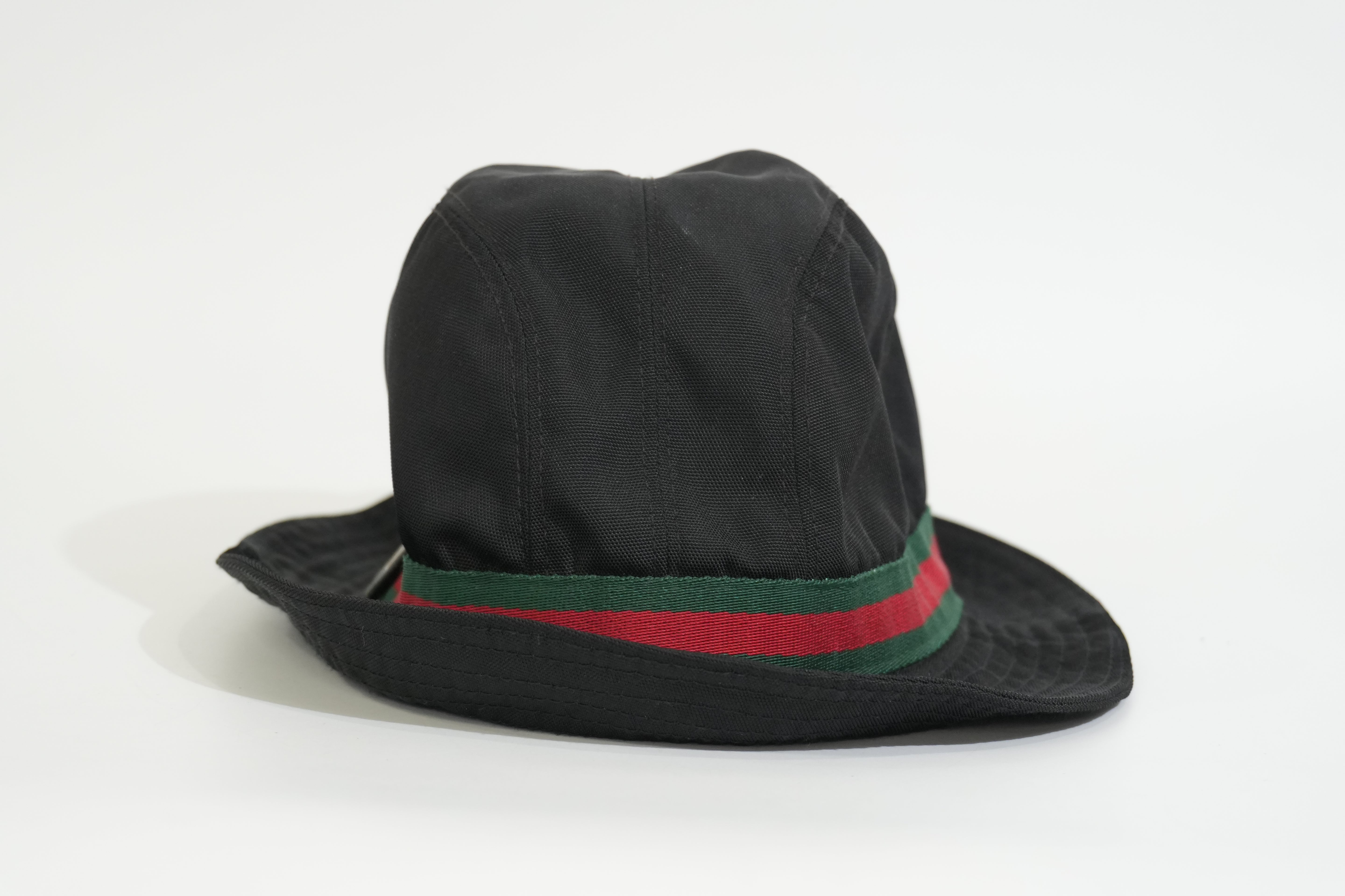 Pre-owned Gucci Bucket Hat Black
