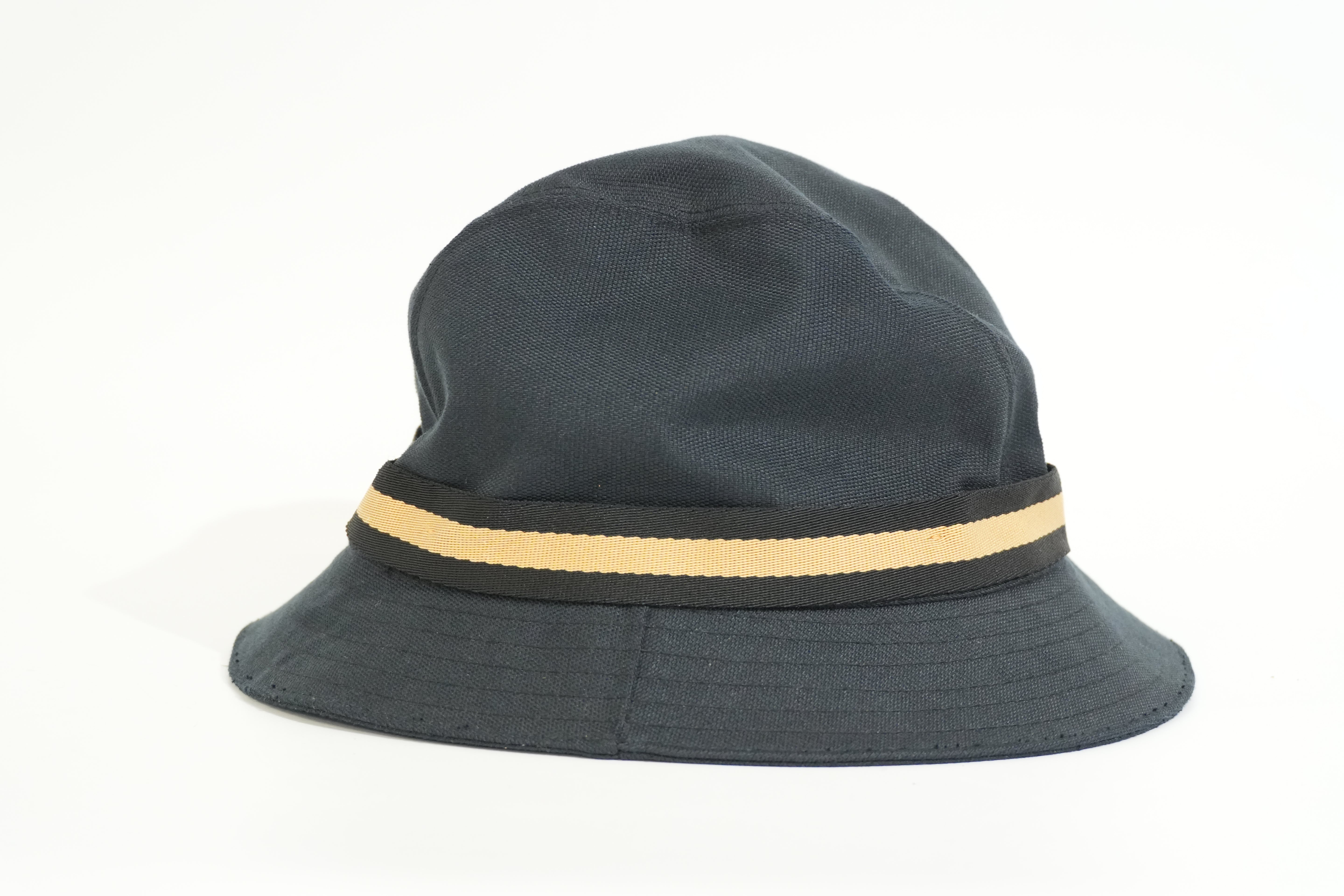 Pre-owned Gucci Vintage Bucket Hat Black