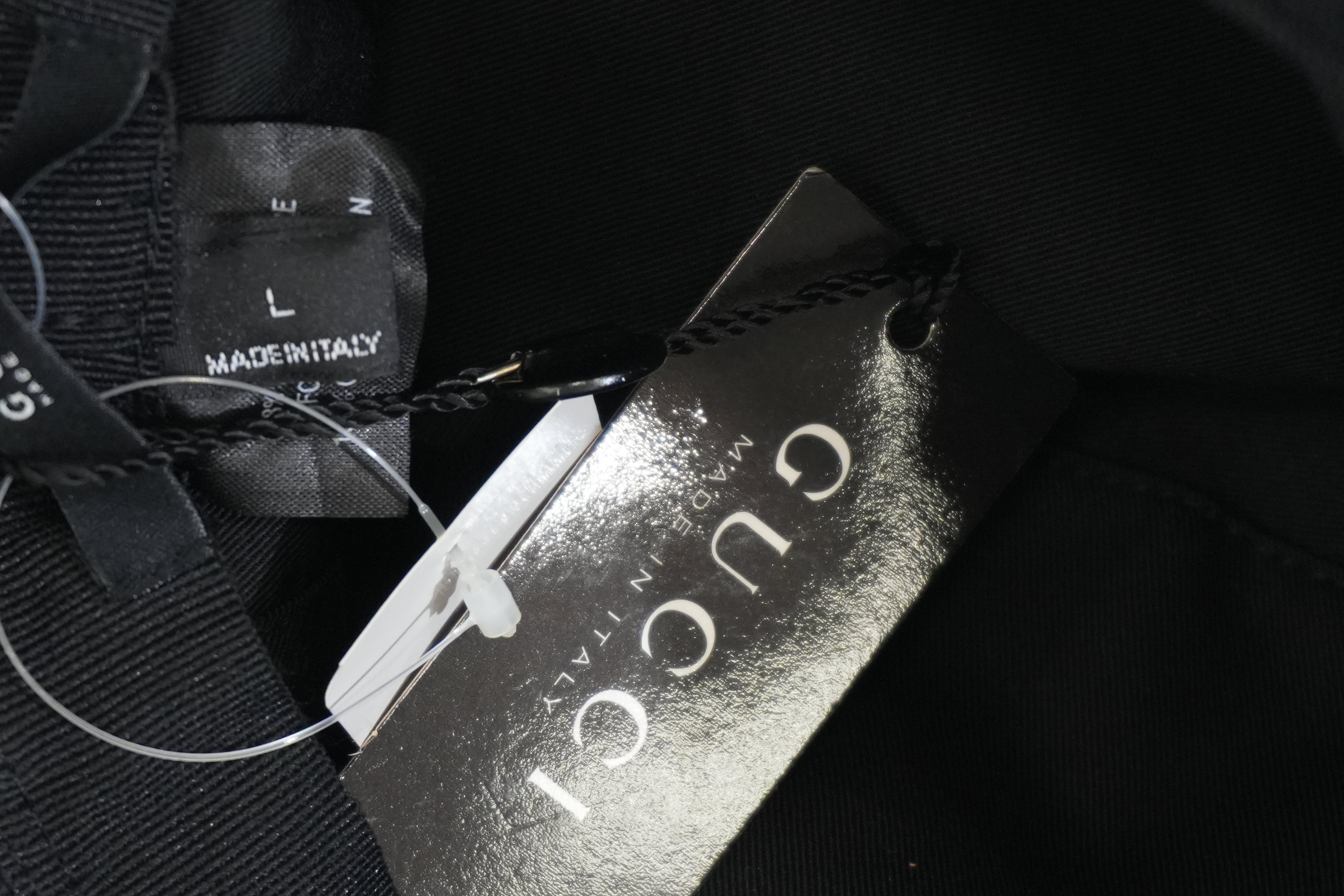 Pre-owned Gucci Vintage Bucket Hat Black