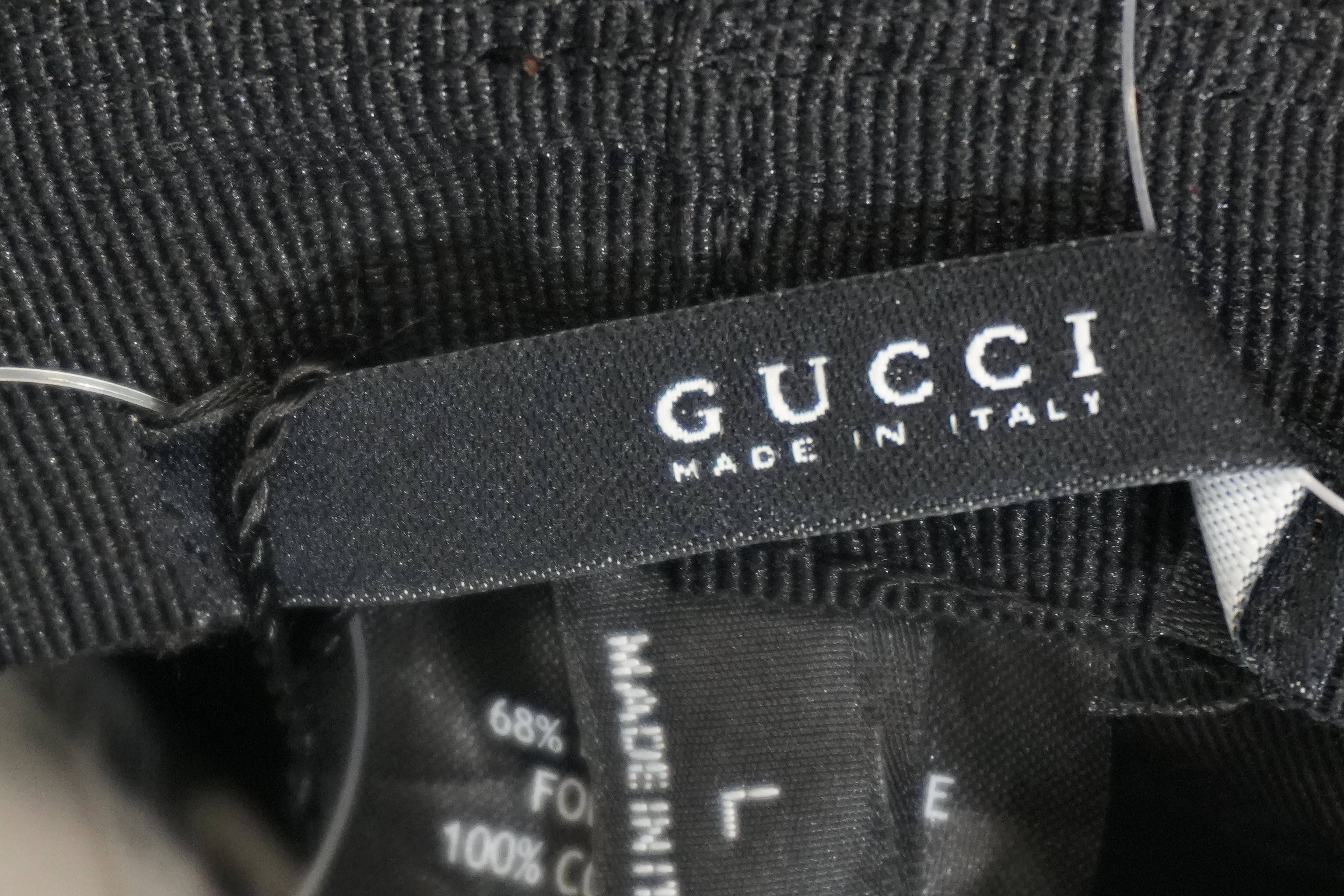 Pre-owned Gucci Vintage Bucket Hat Black