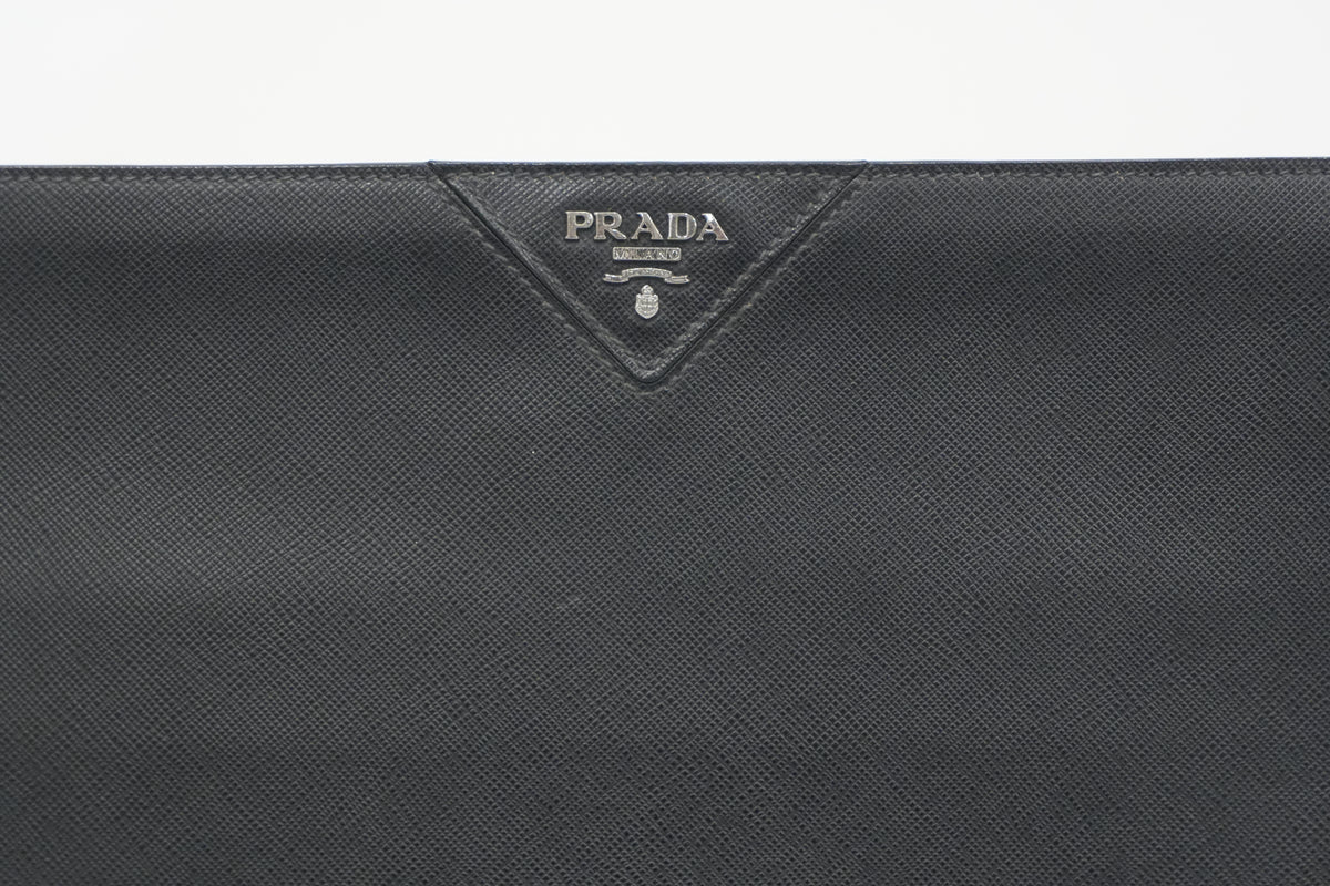 Pre-Owned Prada Laptop Bag Black