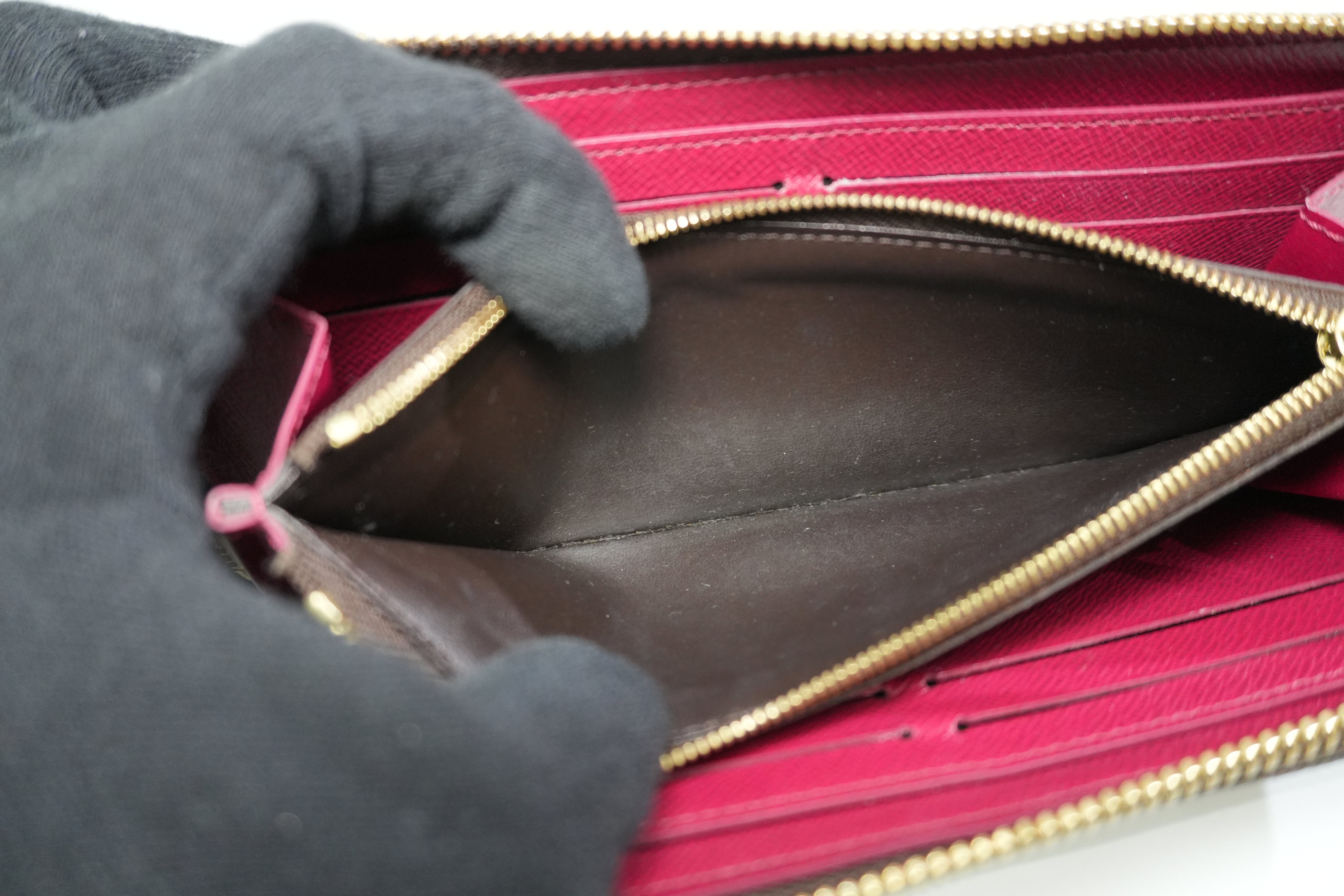 Pre-owned Louis Vuitton Monogram Clemence Wallet Purple