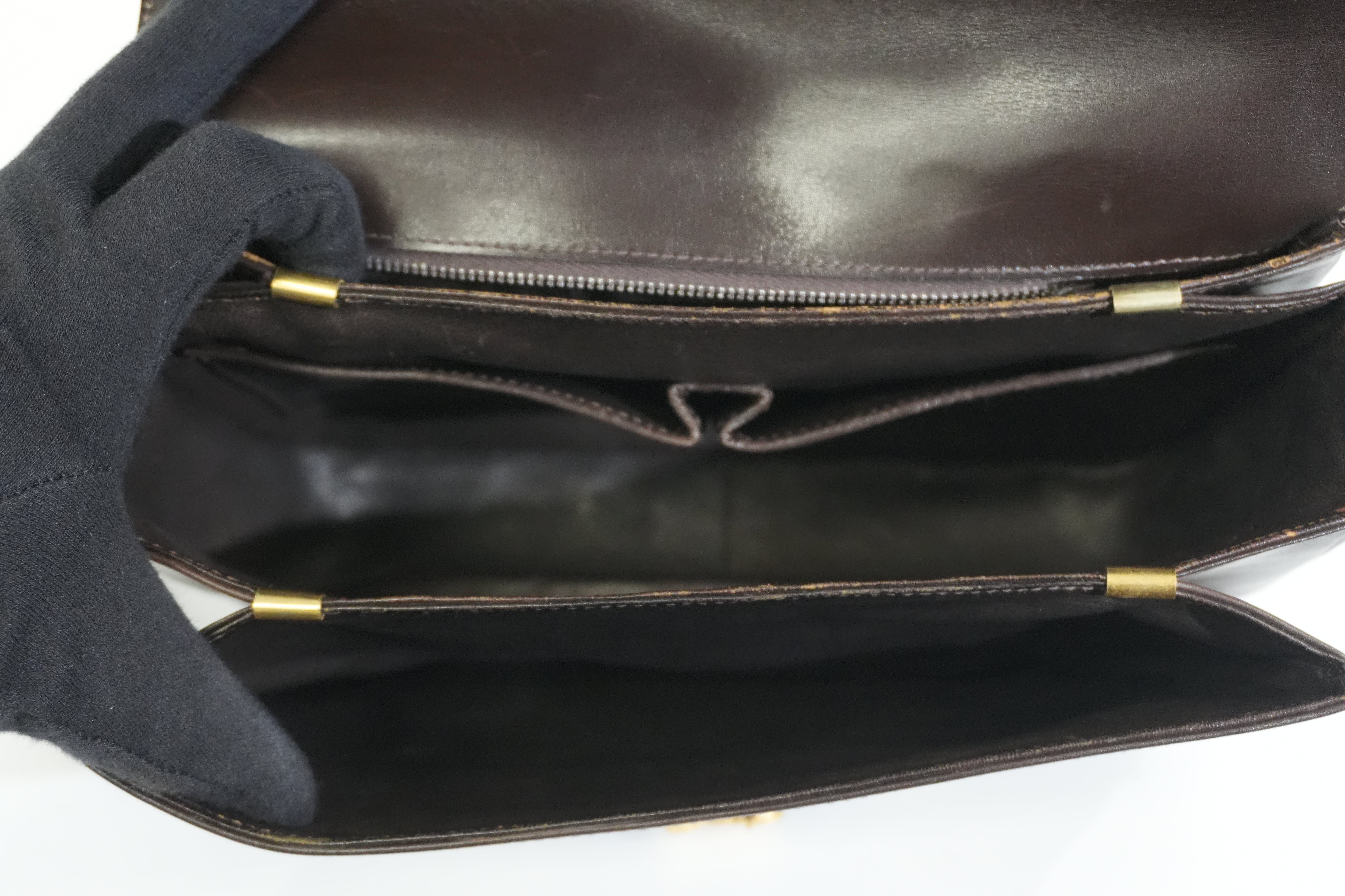 Pre-owned Celine Shoulder Bag Dark Brown